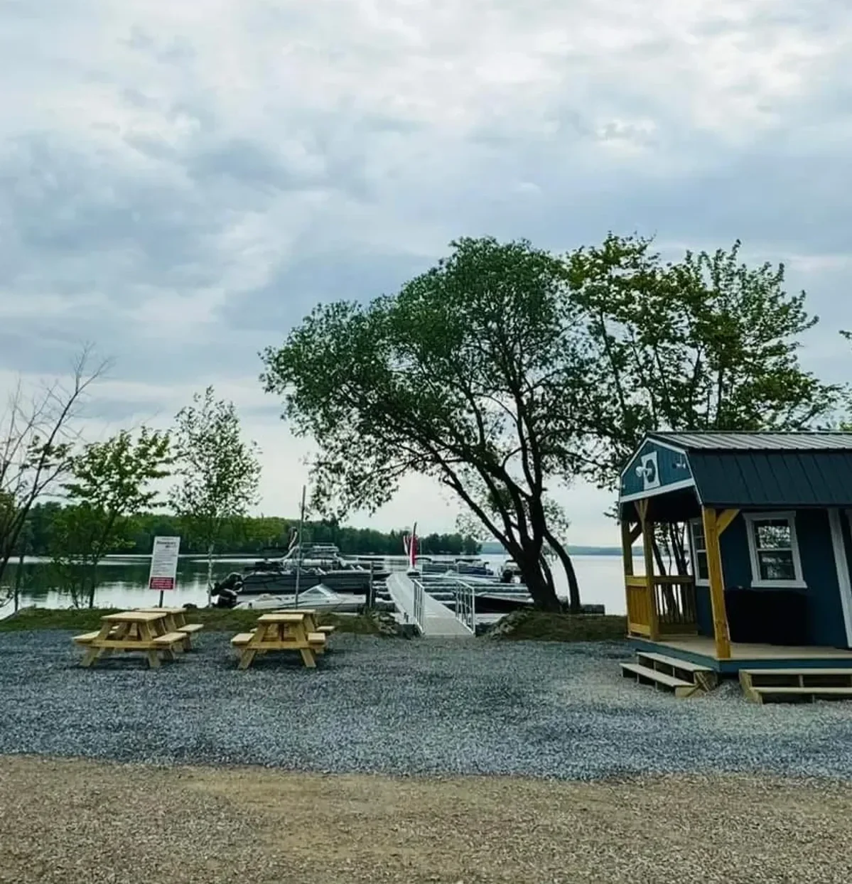 Hamlin's Marina on Sebasticook Lake in Newport, Maine