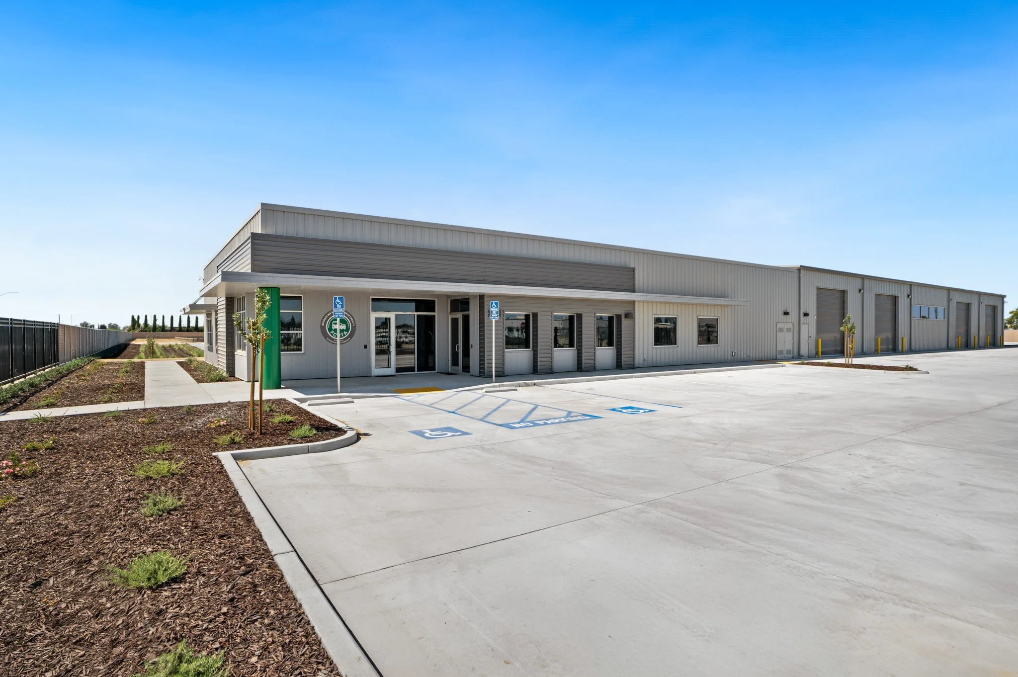 Fresno County Rural Transit Agency exterior entrance, Selma, CA