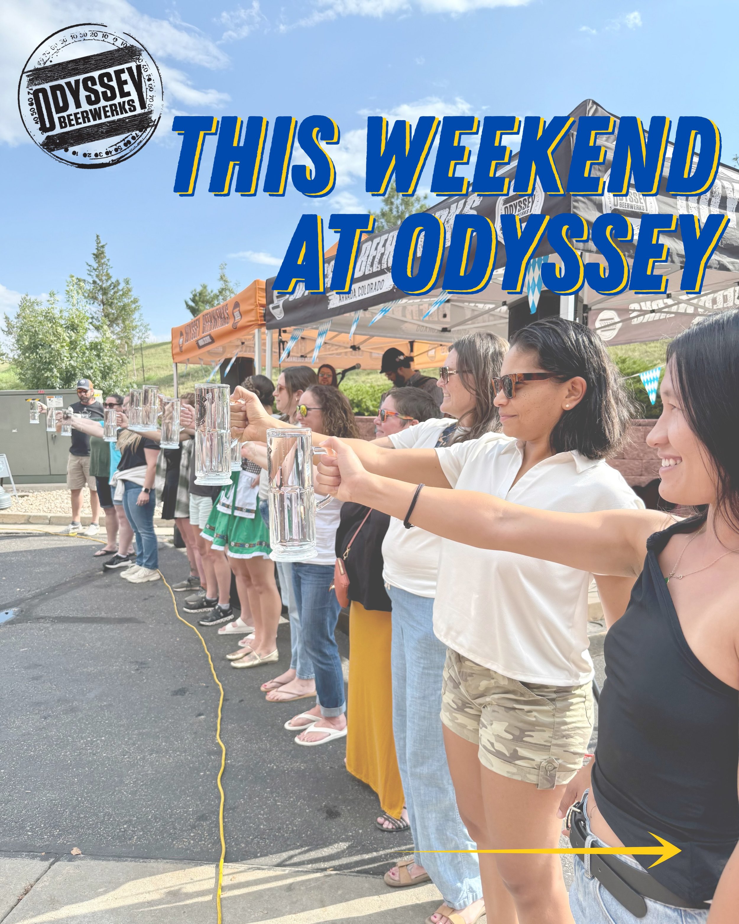 Hey friends! We&rsquo;ve got a great weekend coming up on the taproom! Let&rsquo;s party 🕺🍻