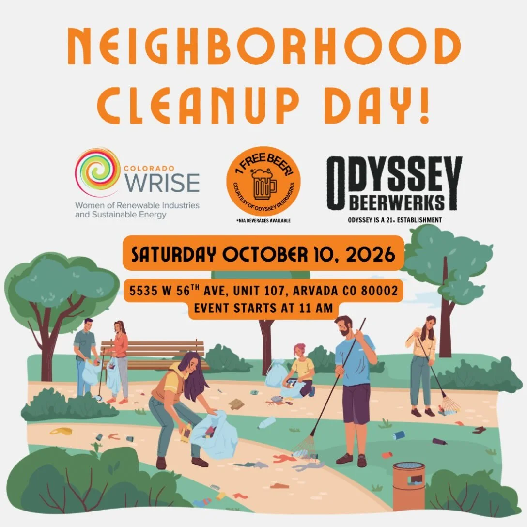 Join us this Saturday as we partner up with @wrise_colorado for our annual Neighborhood Cleanup! We&rsquo;ll be focusing on our beloved Ralston Creek Trail between 56th and Lamar.

Meet at Odyssey by 10:45am, we&rsquo;ll get everyone setup with glove