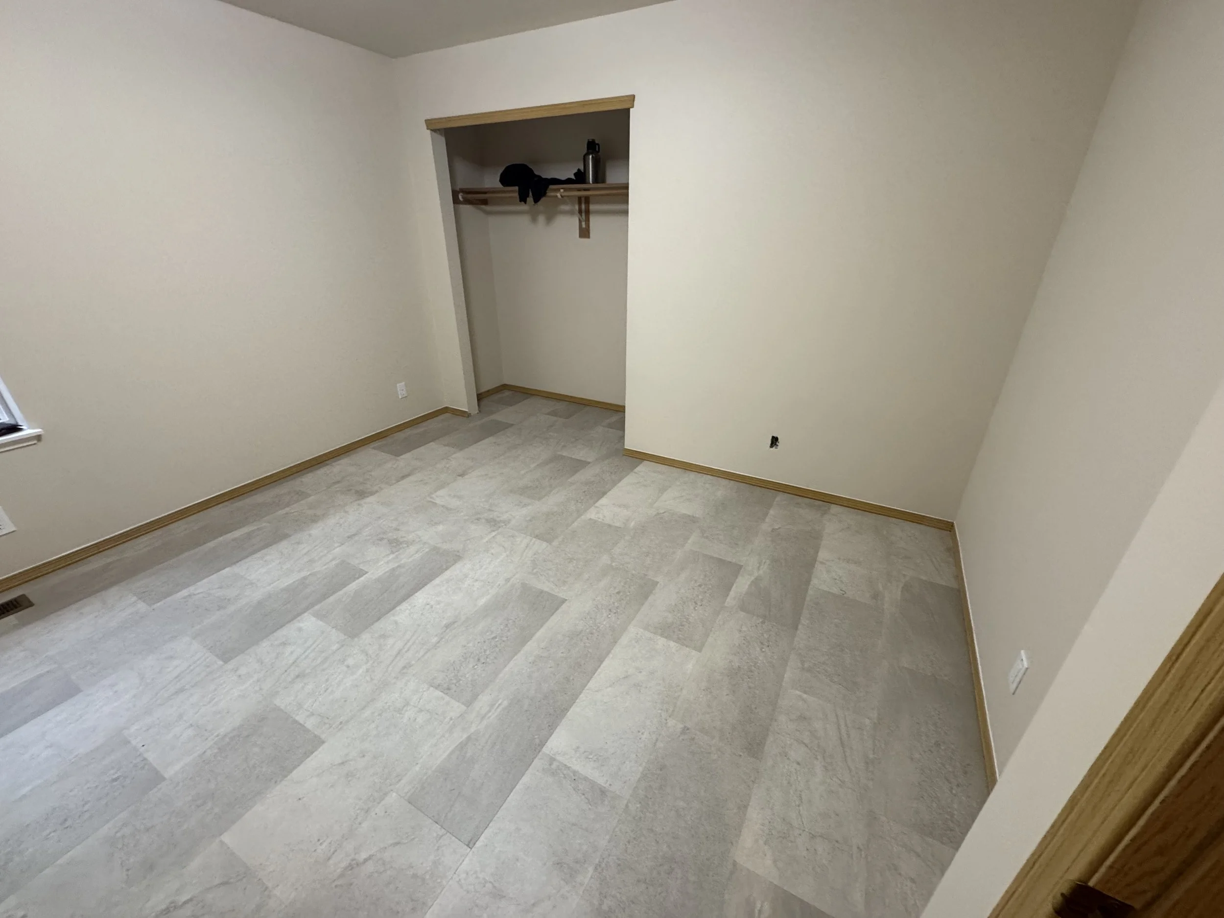 We finished repairing the room that was water damaged in Kirkland, WA.