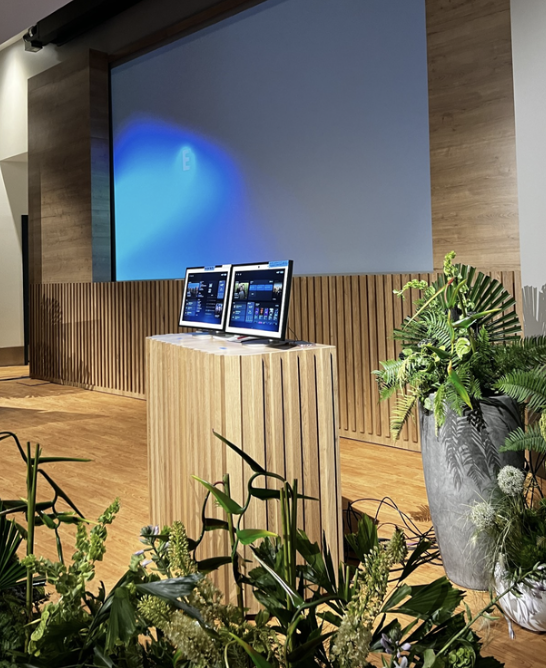 Slatted Display Table & Stage