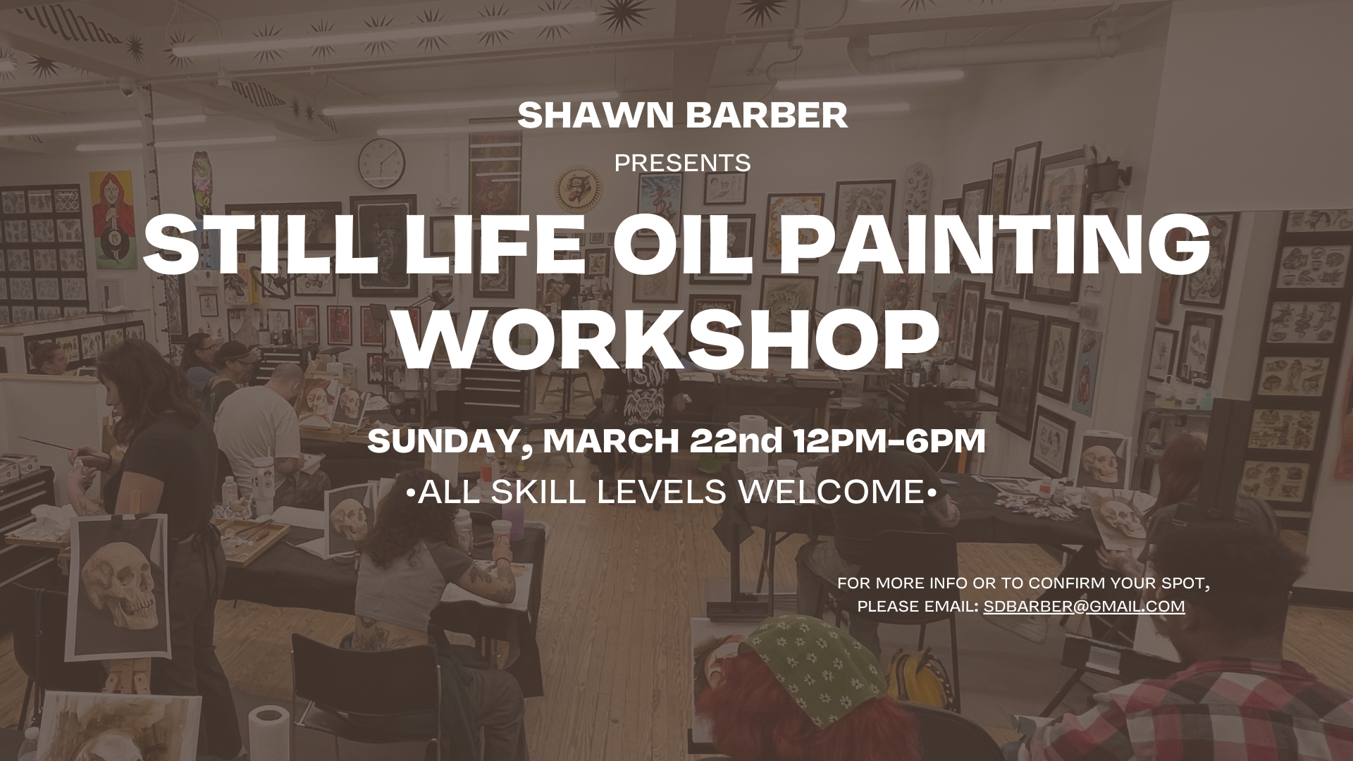 [Artist of the Month] Shawn Barber: Workshop