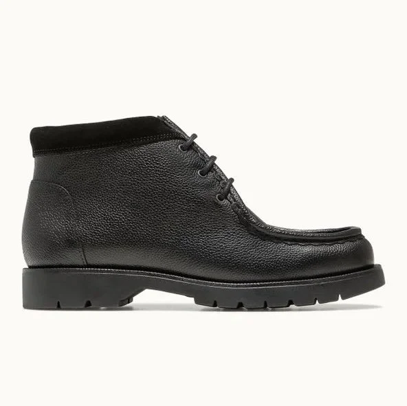 KLEMAN - PARURE 2 G VGT BLACK GRAINED LEATHER