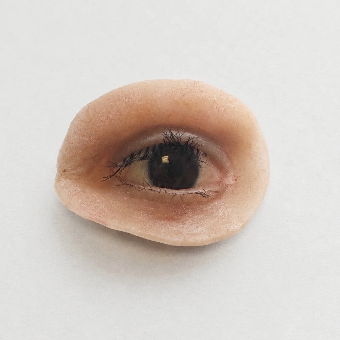 Facial Prostheses showing eye