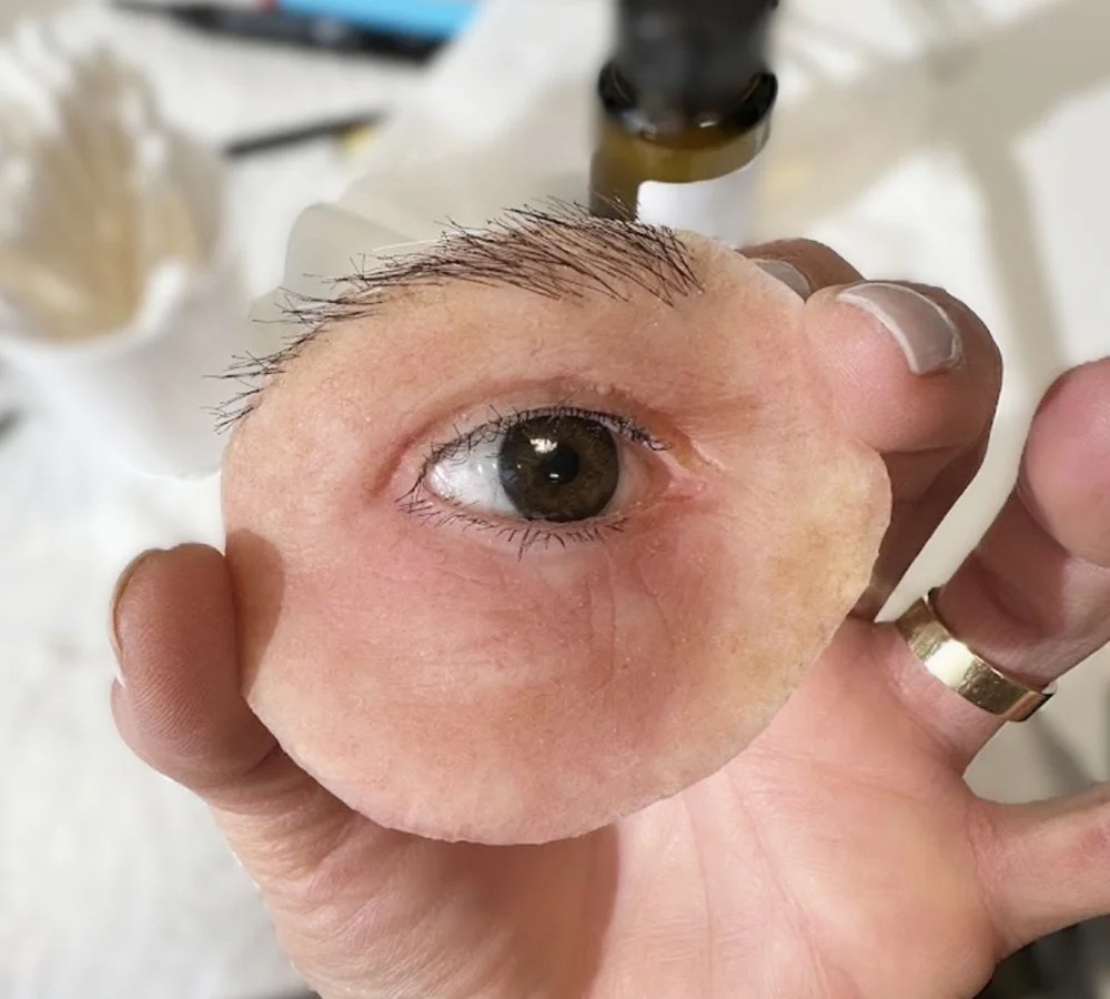 custom facial prosthetic eye replacement