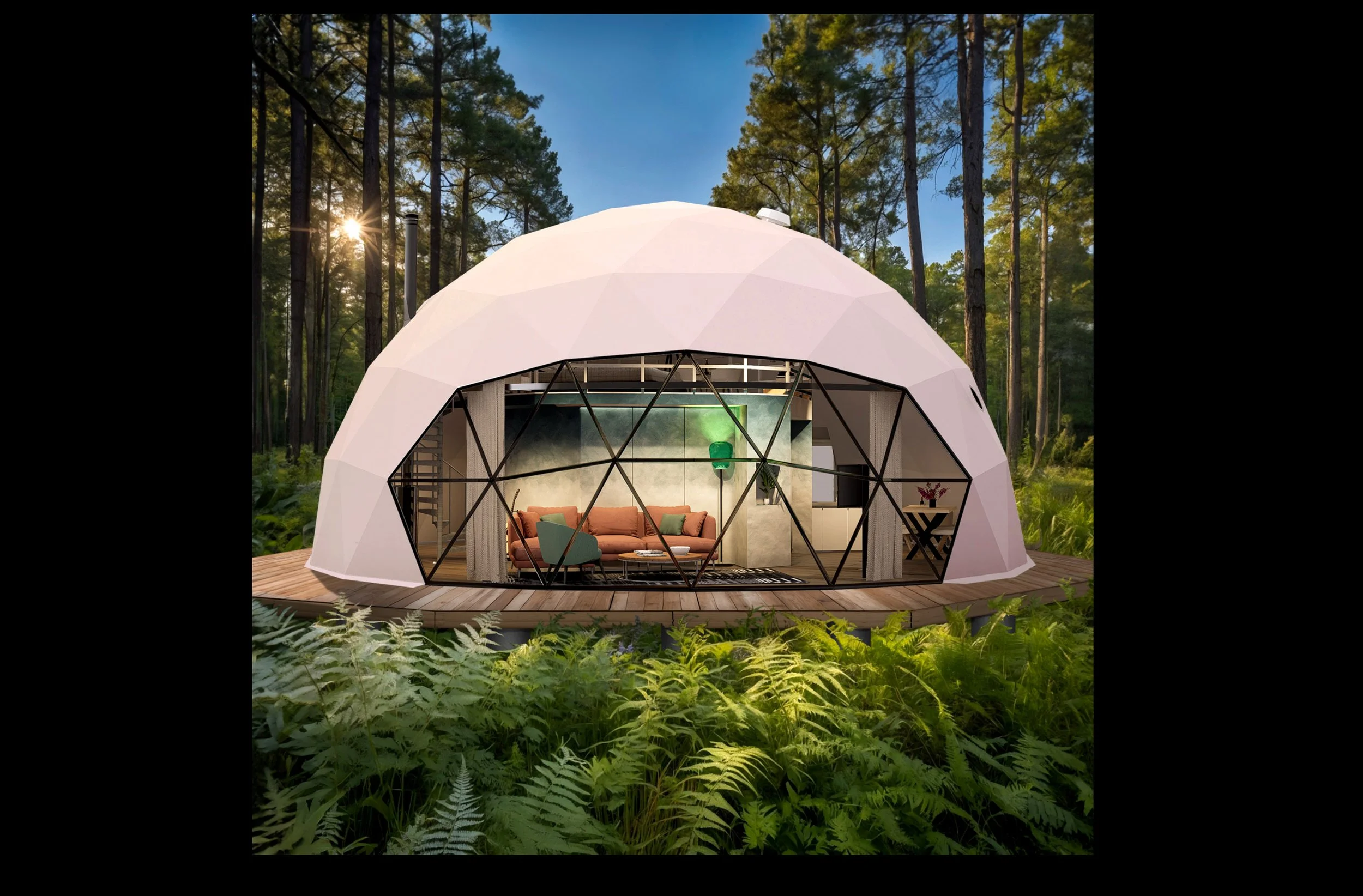 Luna 40 Foot Luxury Geodesic Dome