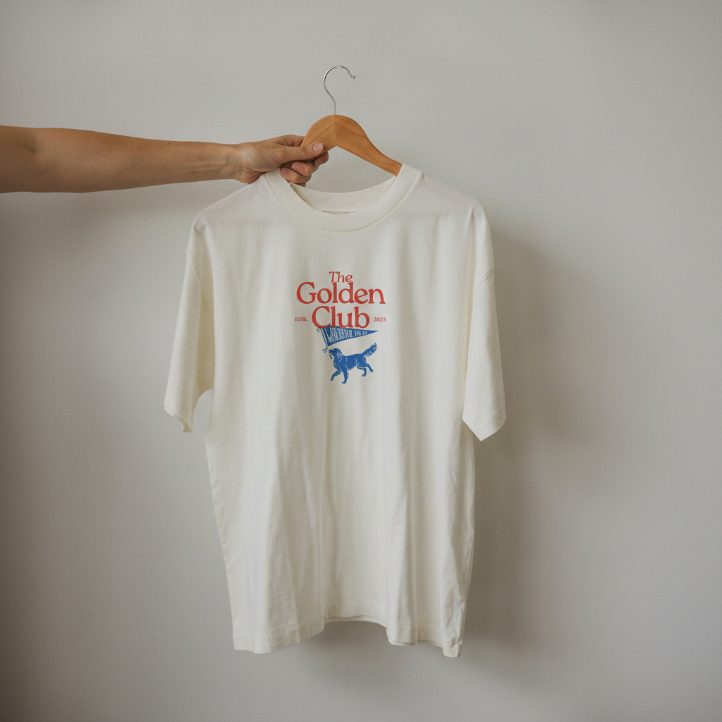 Golden Club Oversized Faded Tee