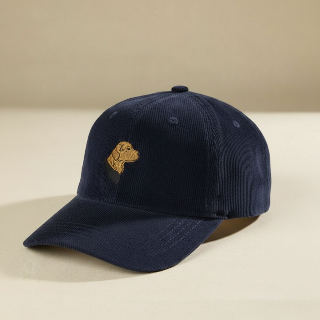 Golden Retriever Cord Hat