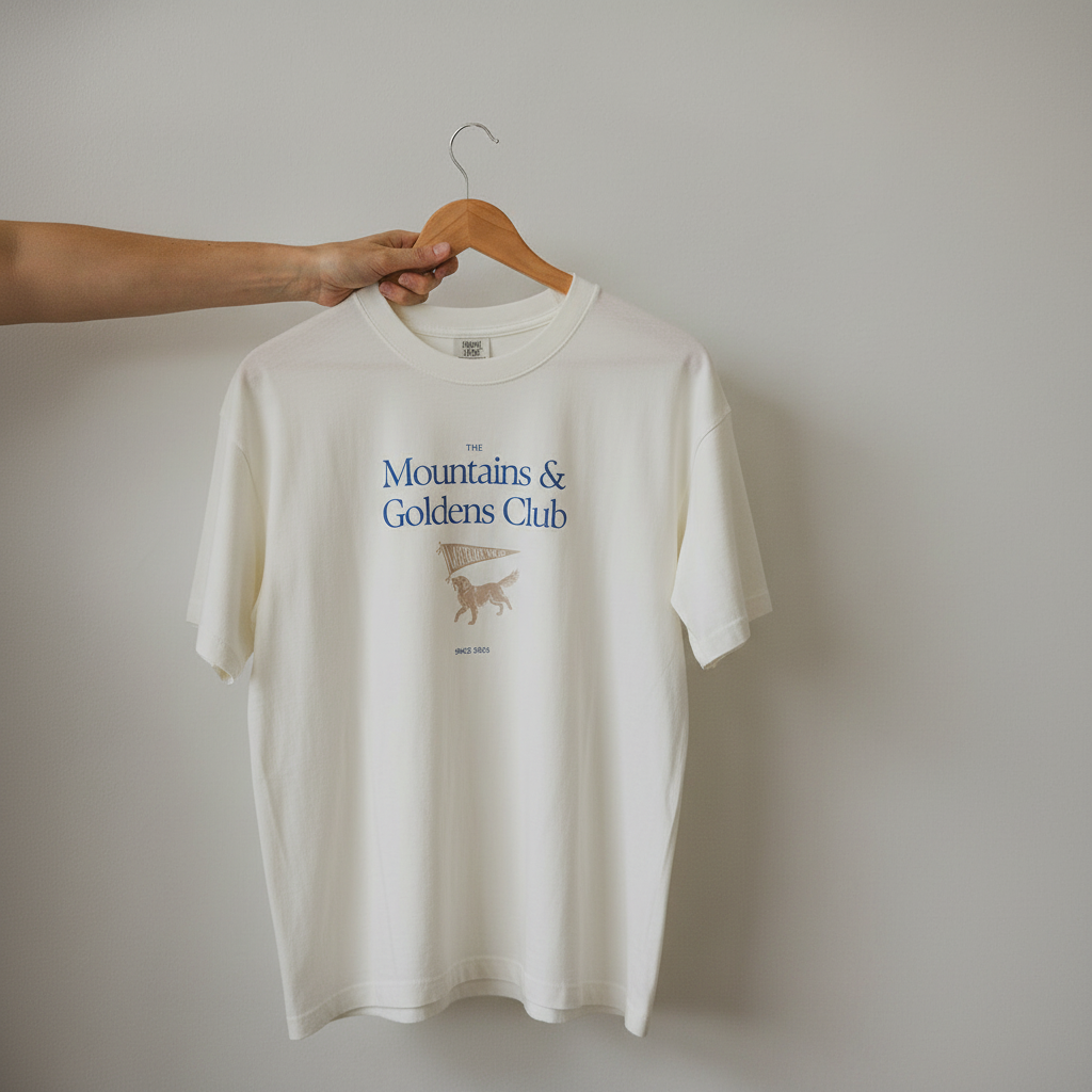 Mountains & Goldens Club Tee