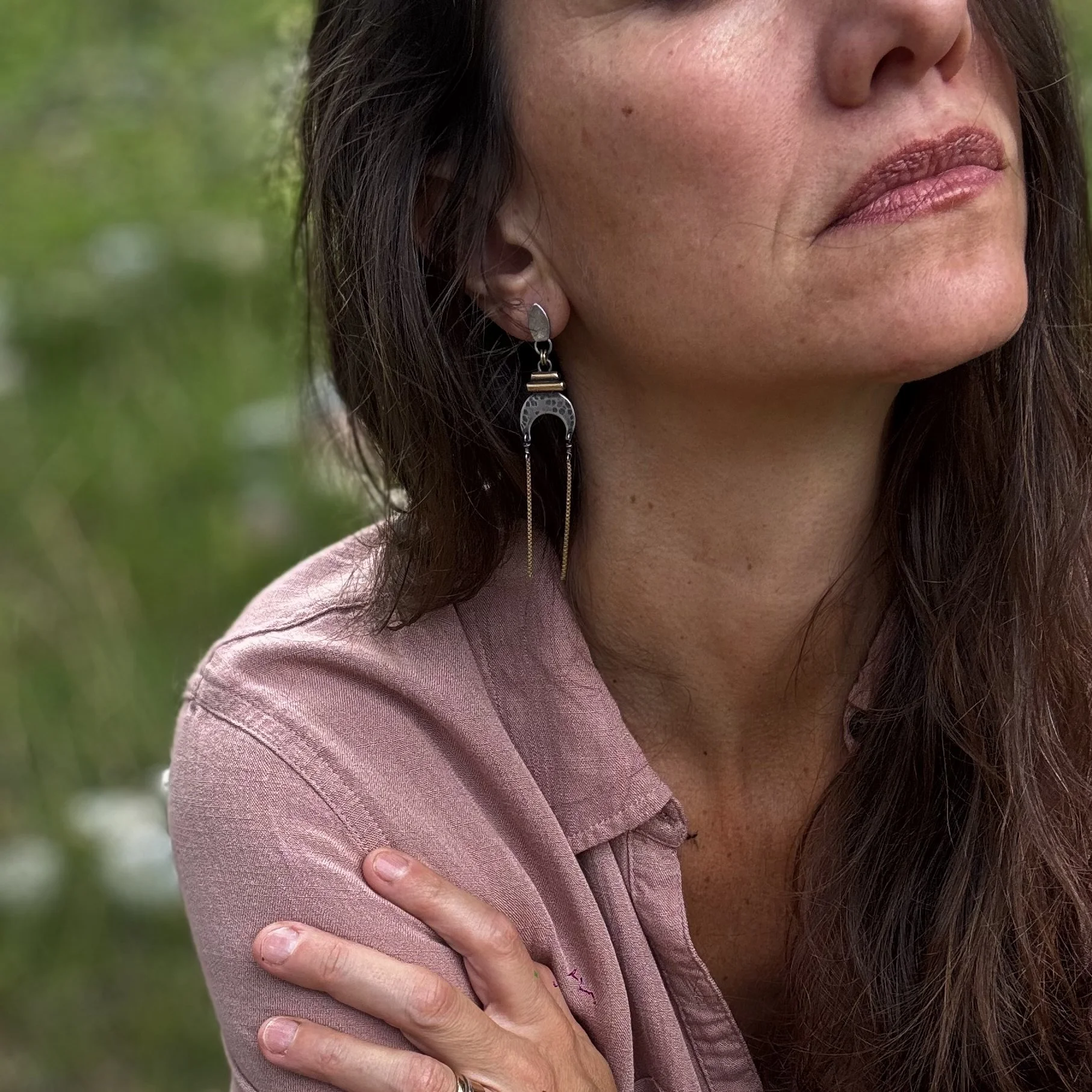 Of Myth and Matter ritual jewelry temple earrings
