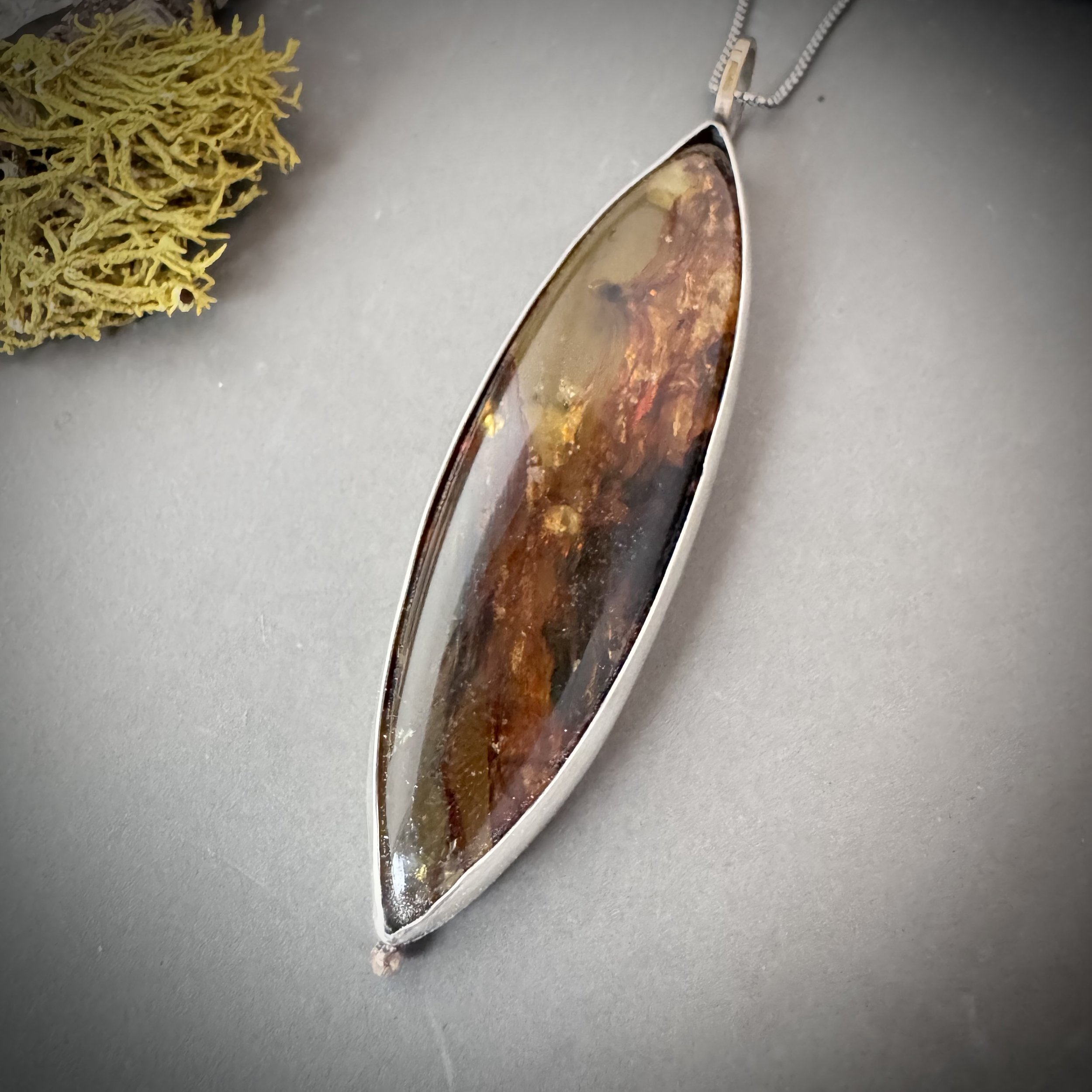 Amber Simplicity Necklace