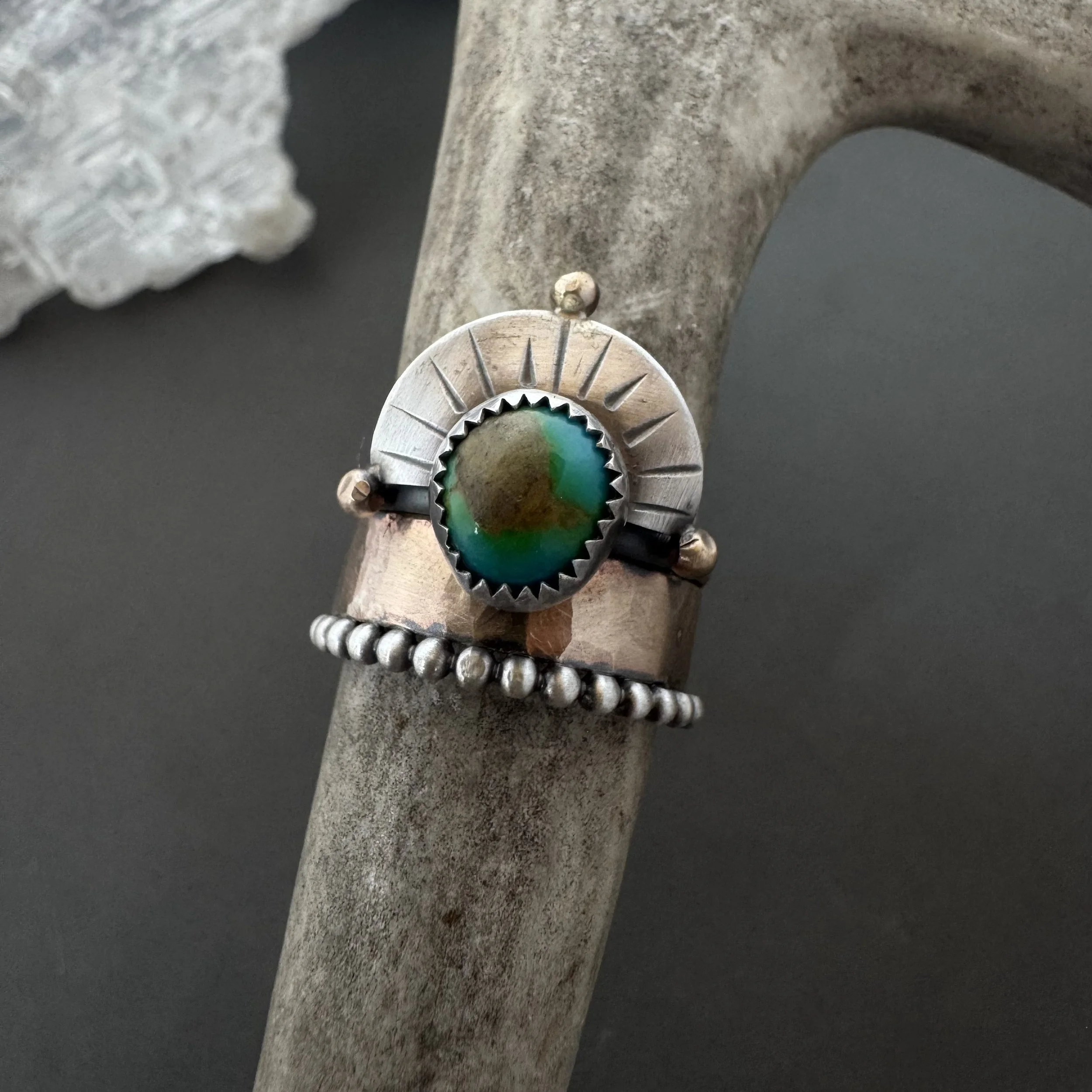 The Visionary Ring - Sonoran Gold Turquoise