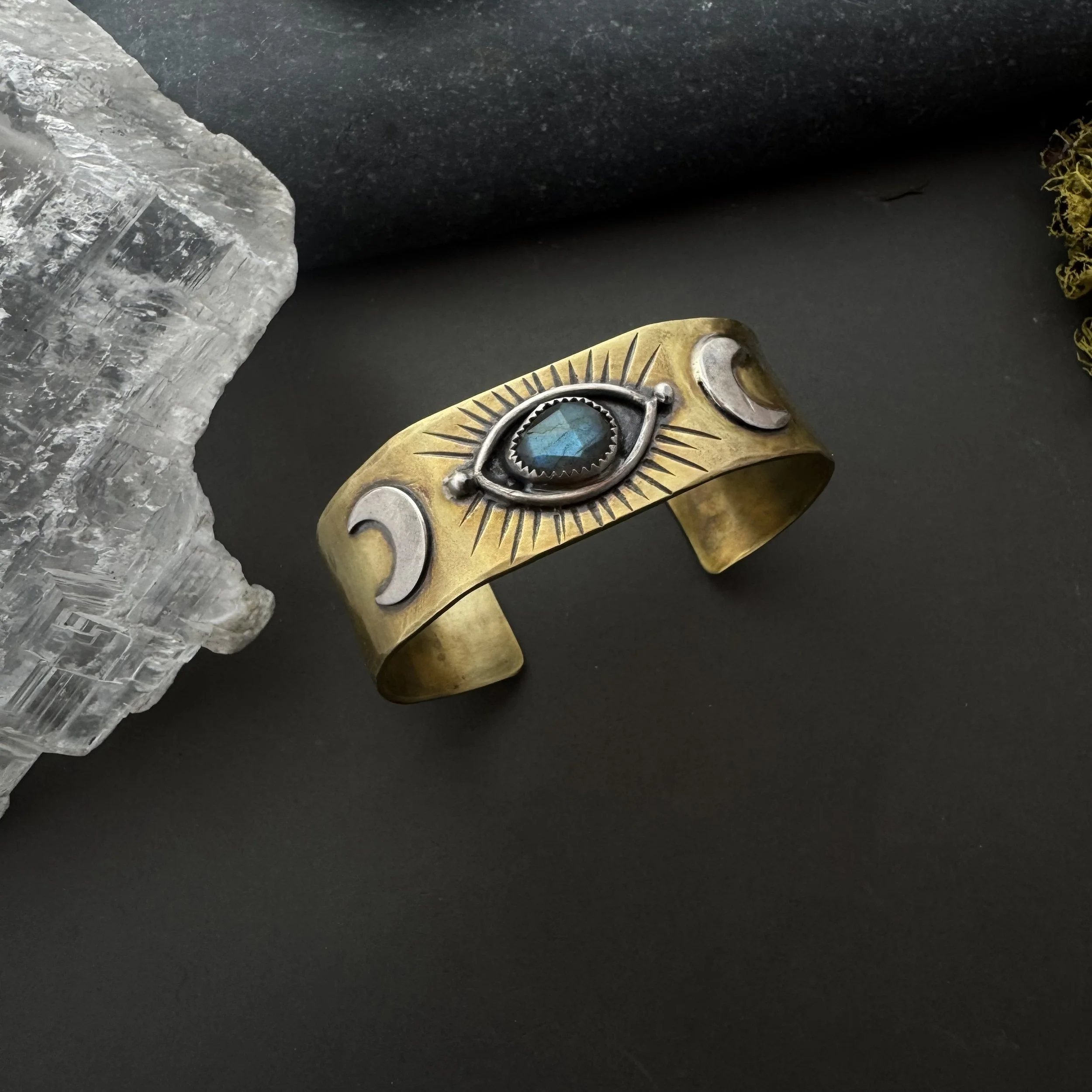 The Knowing Cuff- Labradorite