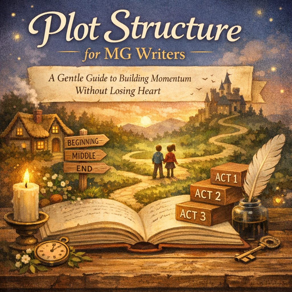 Plot Structure for MG Writers: A Gentle Guide to Building Momentum Without Losing Heart