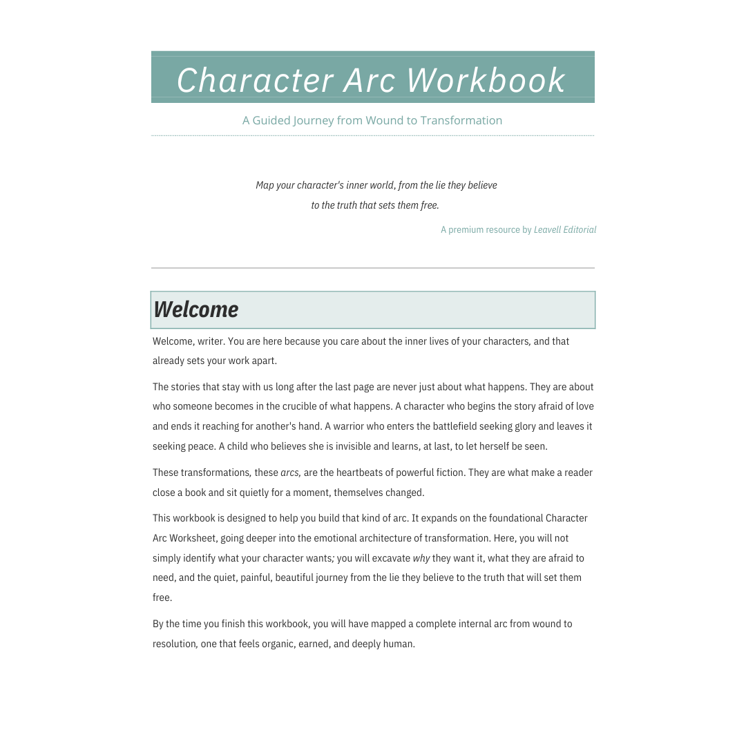 Character Arc Workbook
