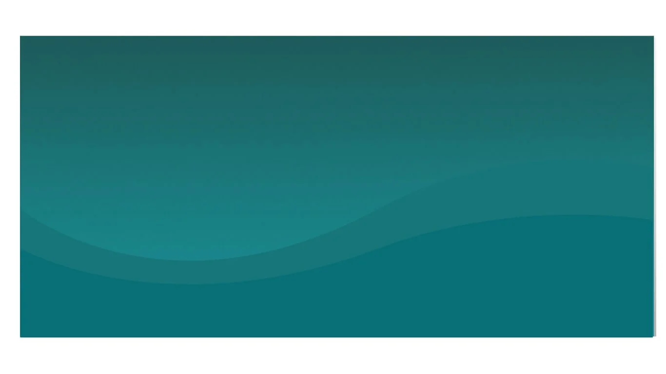 Tranquil teal wave forming background image for Evolve Intensive Therapy