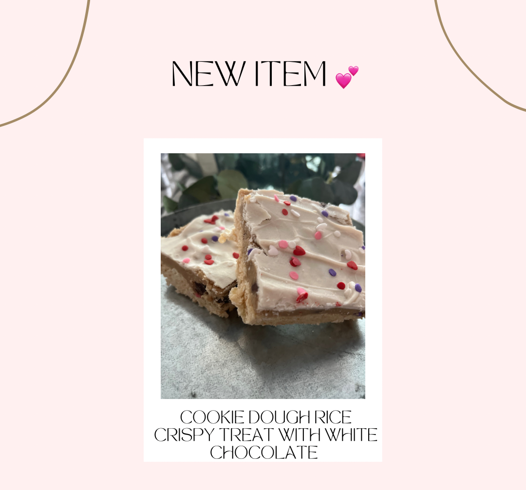 cookie dough rice crispy treat 