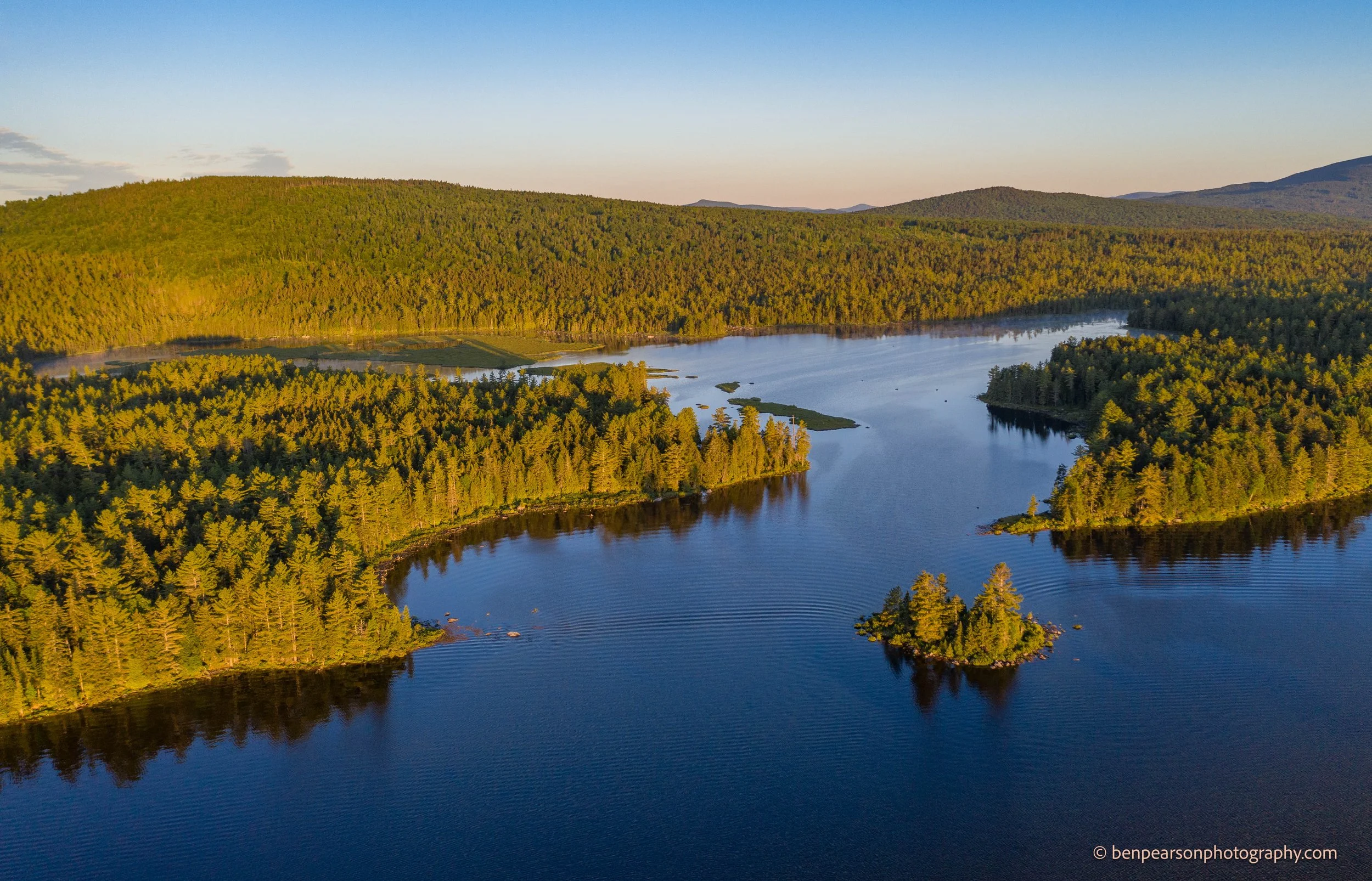 Richardson Lake from above