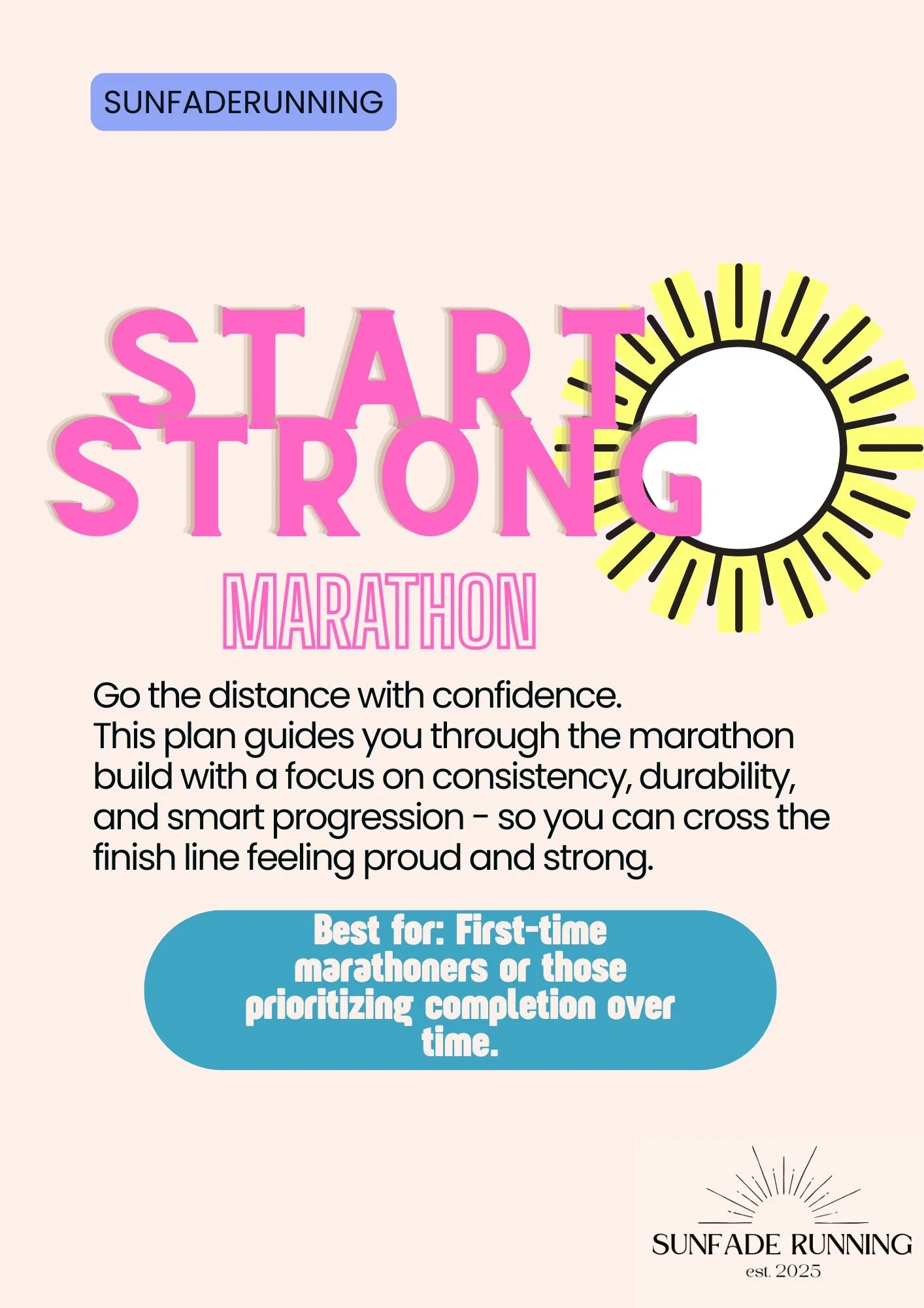 Start Strong – Marathon (20 weeks)