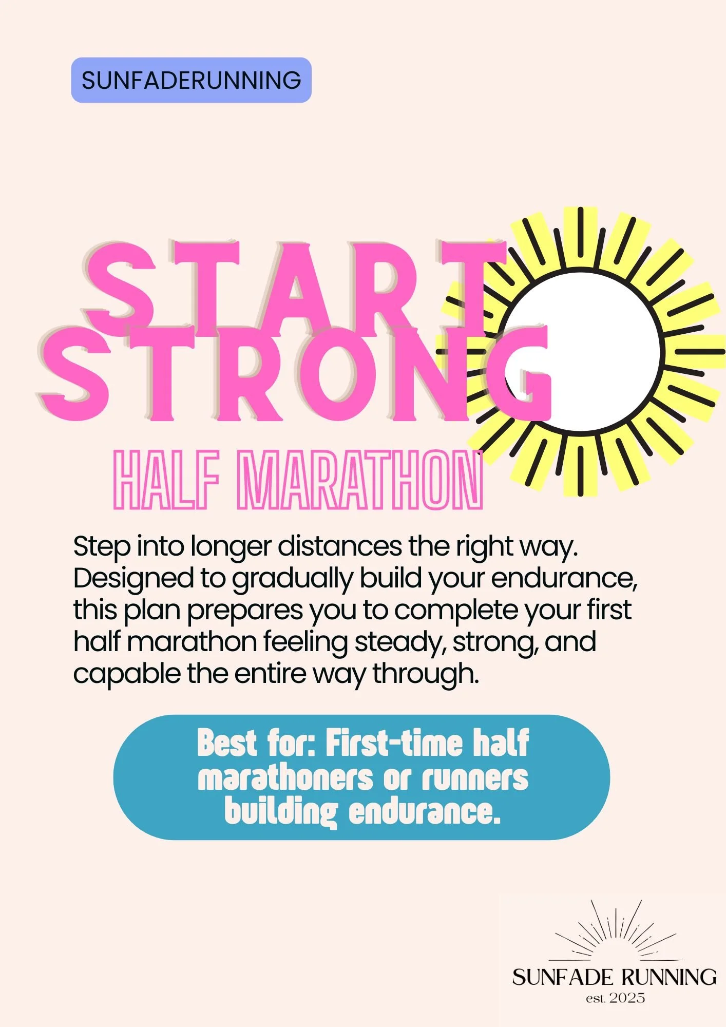 Start Strong – Half Marathon (20 weeks)