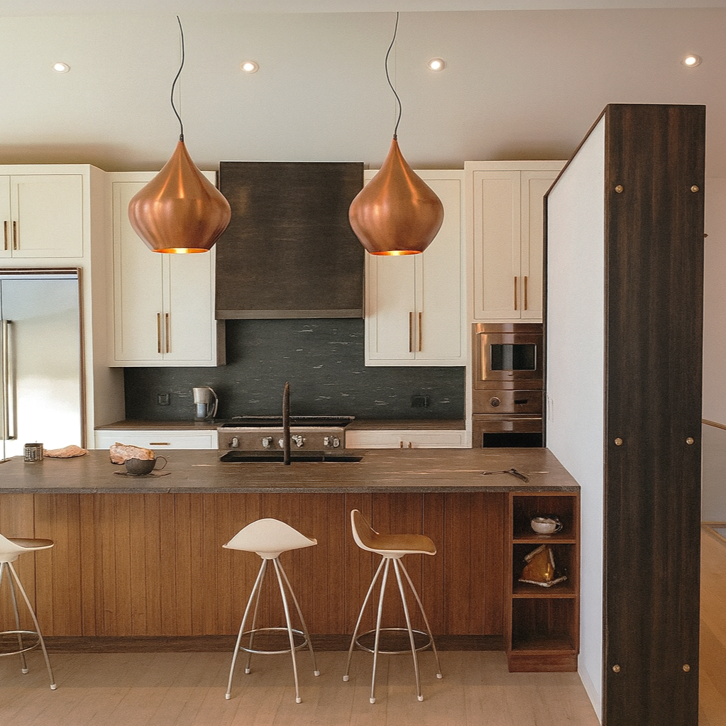 Custom made range hood