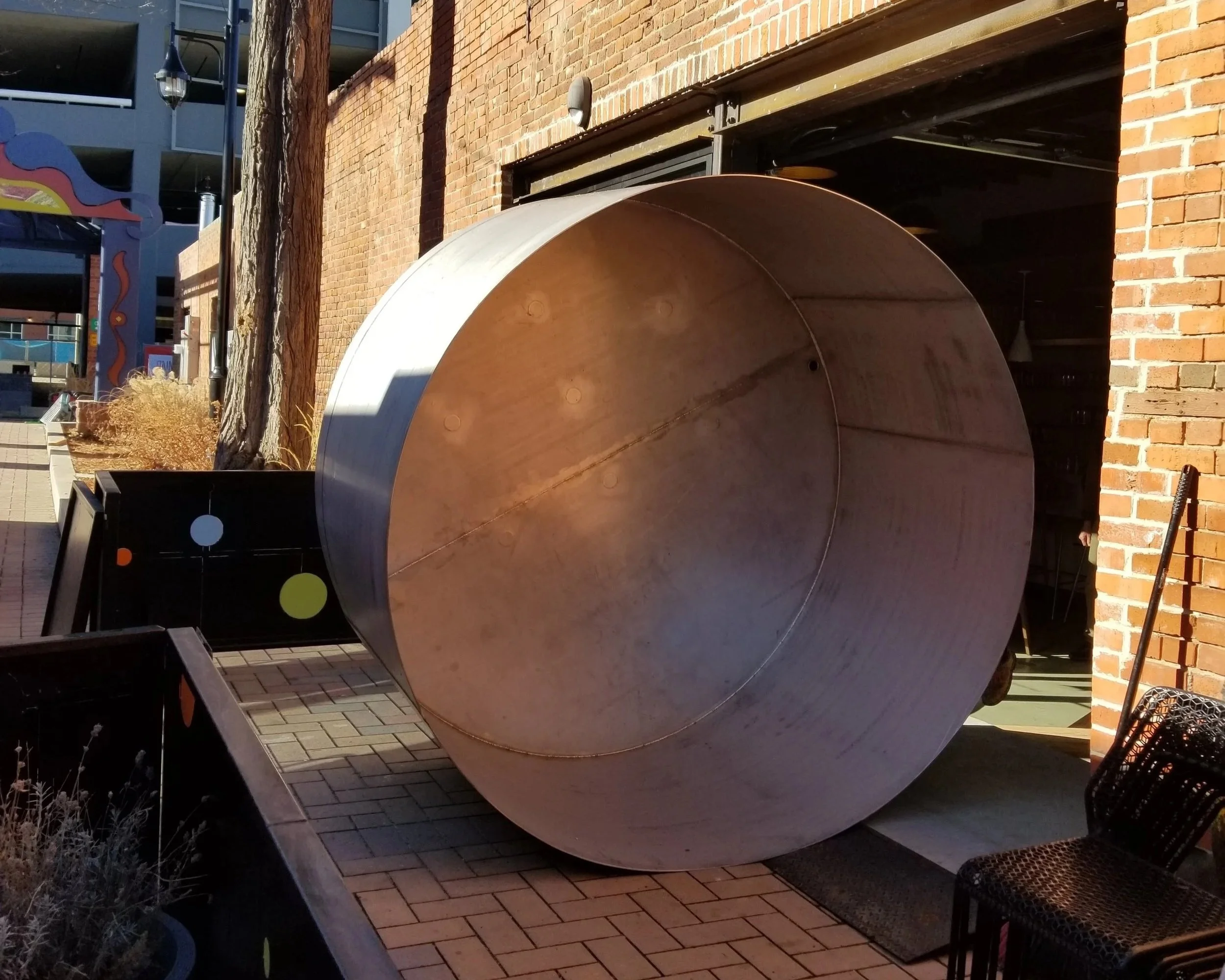 Still being moved into a distillery