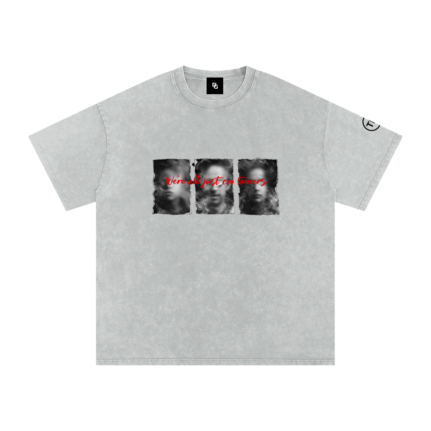 Fading Faces (Containers) Tee - Gray