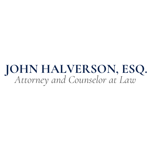John Halverson, Esq., Defense Attorney and Counselor at Law.