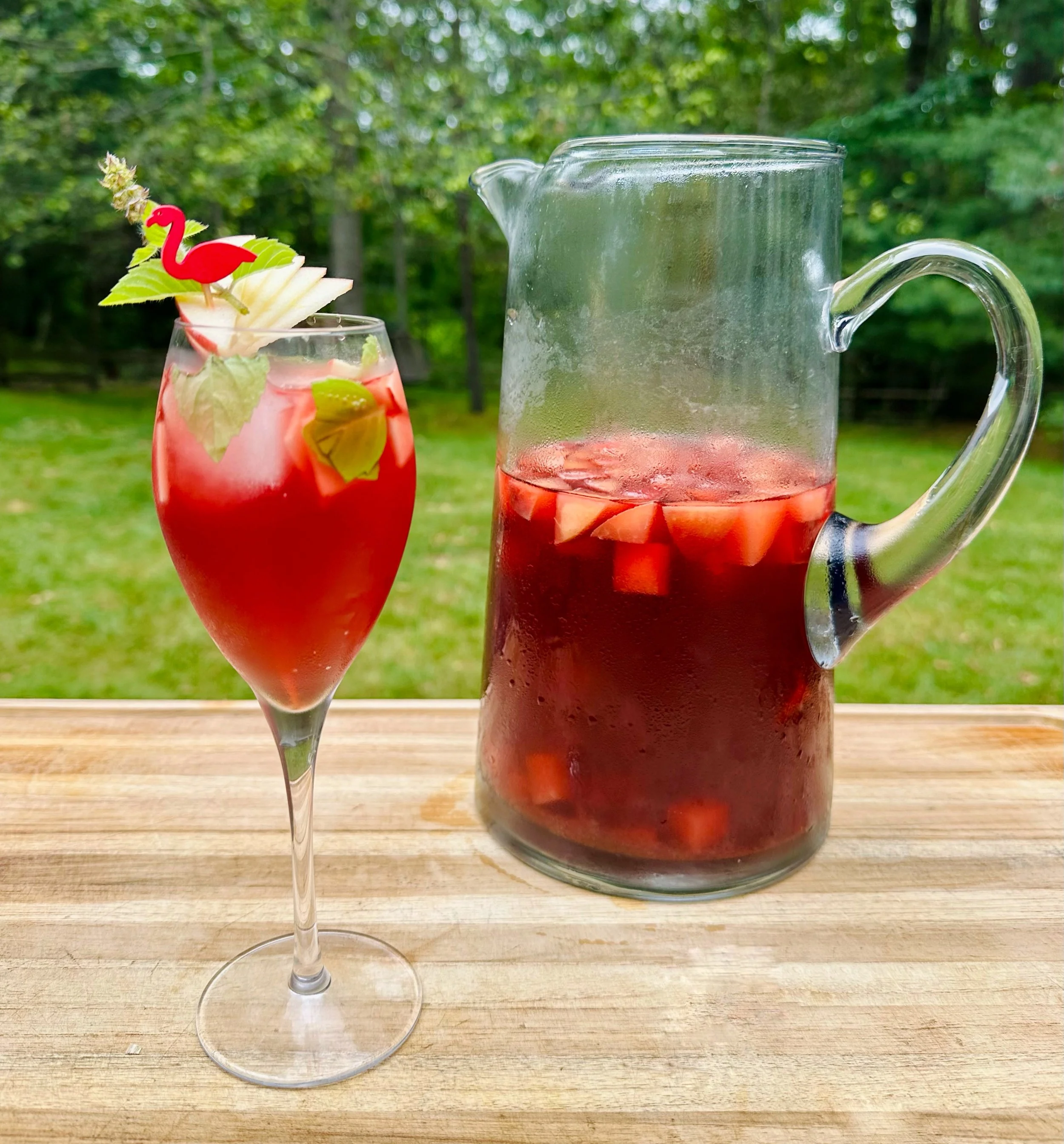 Tulsi Sangria Mocktail