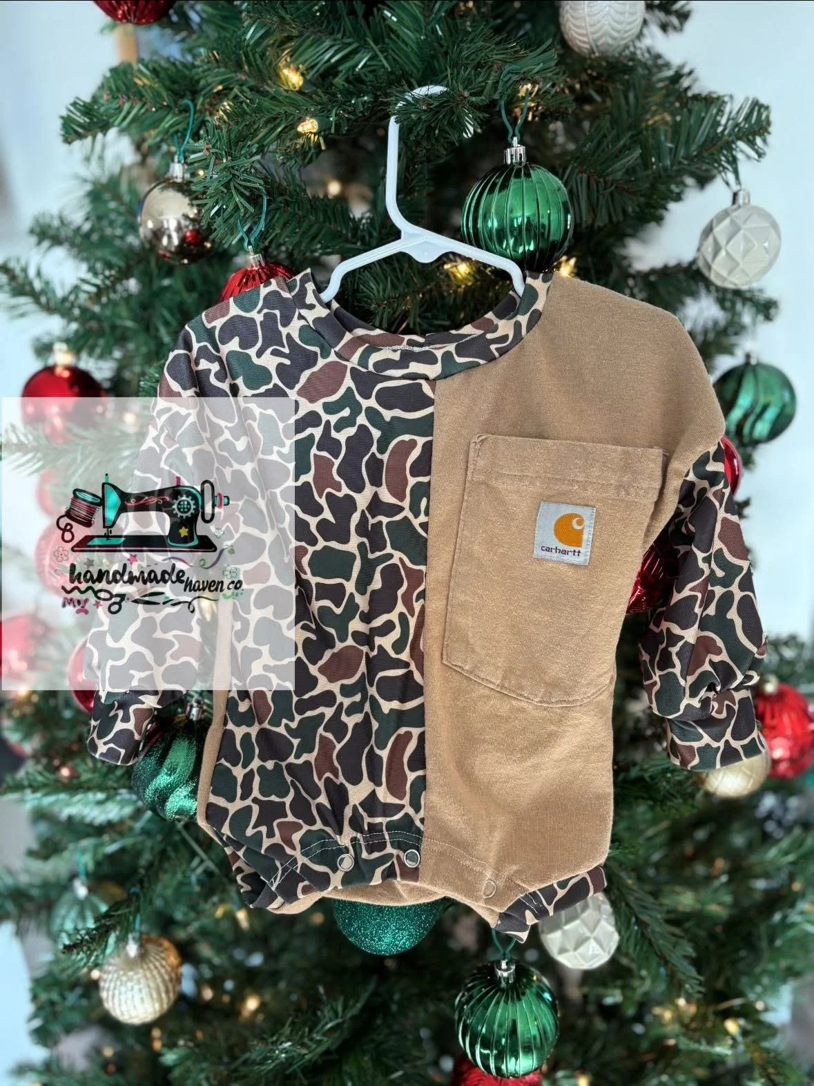 Camo CH sweater romper