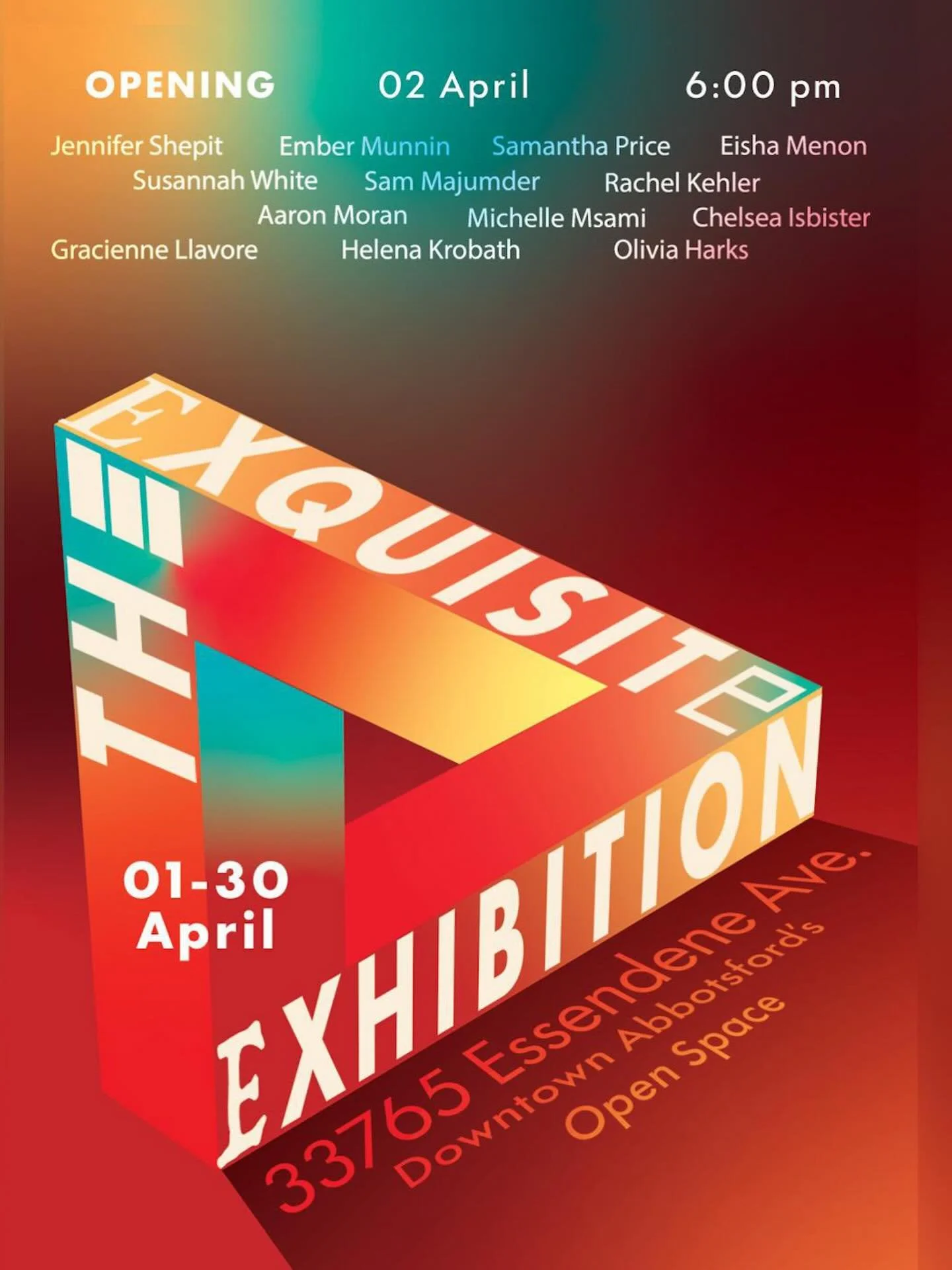 Next week, join us at the opening for The Exquisite Exhibition. Each artist created a piece based on the work from the artist before them, and this is the first time we&rsquo;ll be seeing all the pieces! I&rsquo;m really excited &amp; hope to see you