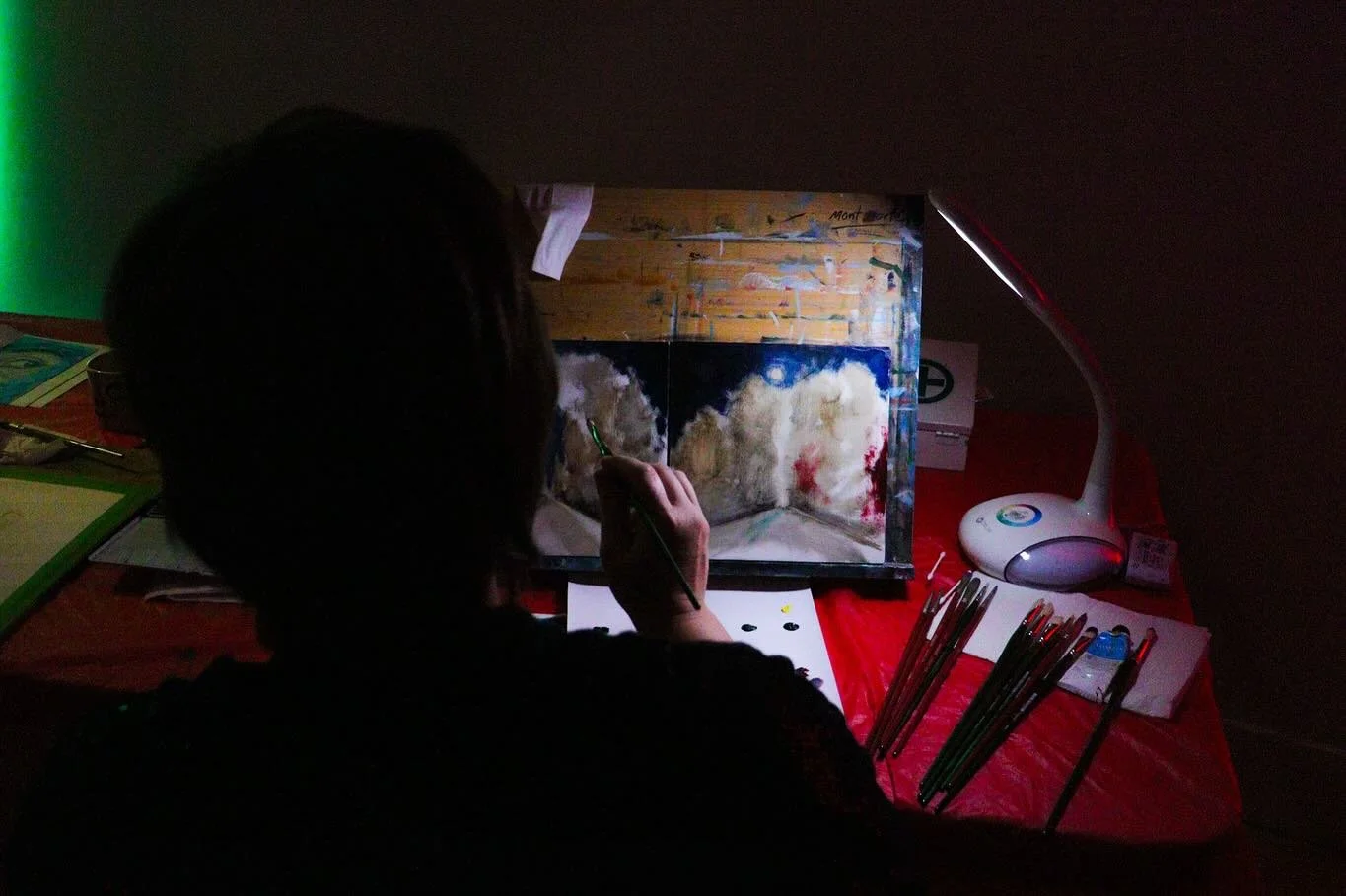 Some of the unforgettable moments from last week&rsquo;s event. In just 3.5 hours these five artists transformed blank canvases into incredible works of art: @jennifershepitart @tymartensart @oliviaharksart @s.davisgosling @hiverberryarts. Congrats t