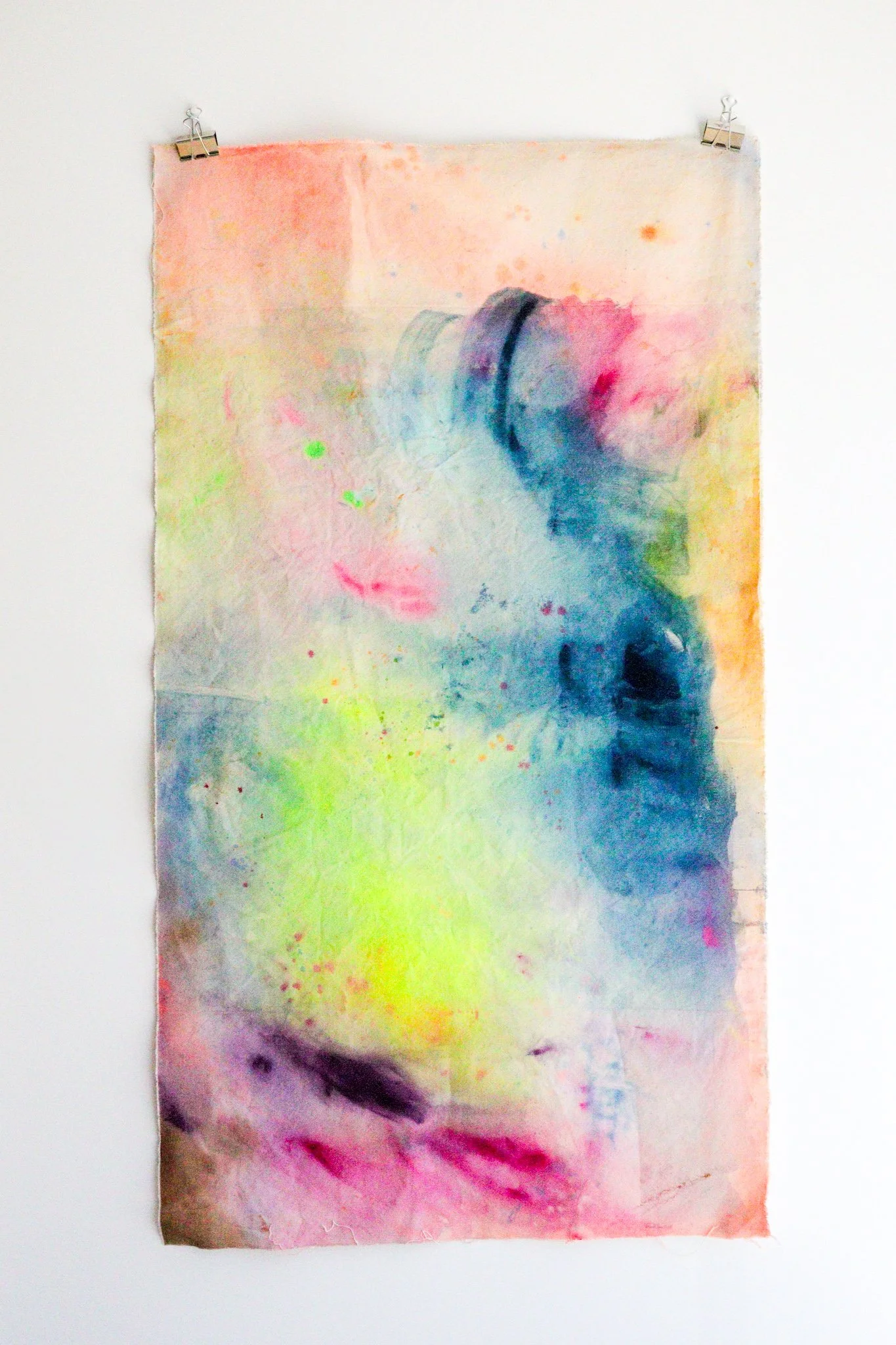 Eternal Light (2025), Acrylic on Raw Canvas, 79cm x 143cm 