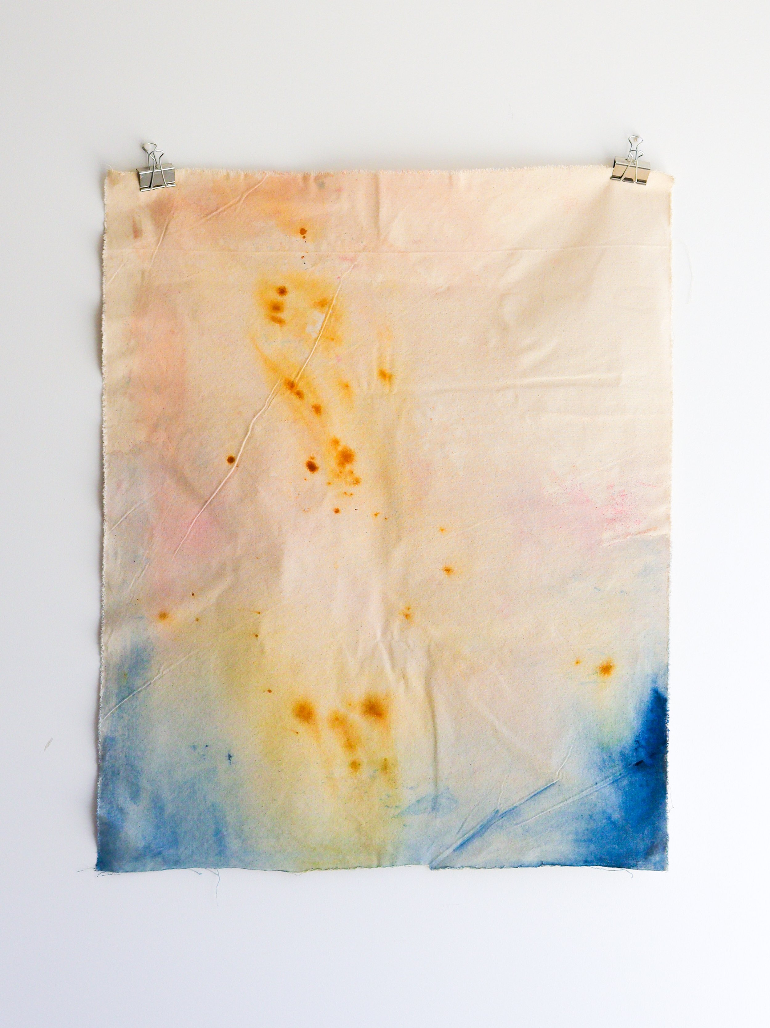 Sparks (2025), Acrylic on Raw Canvas, 79cm x 99cm