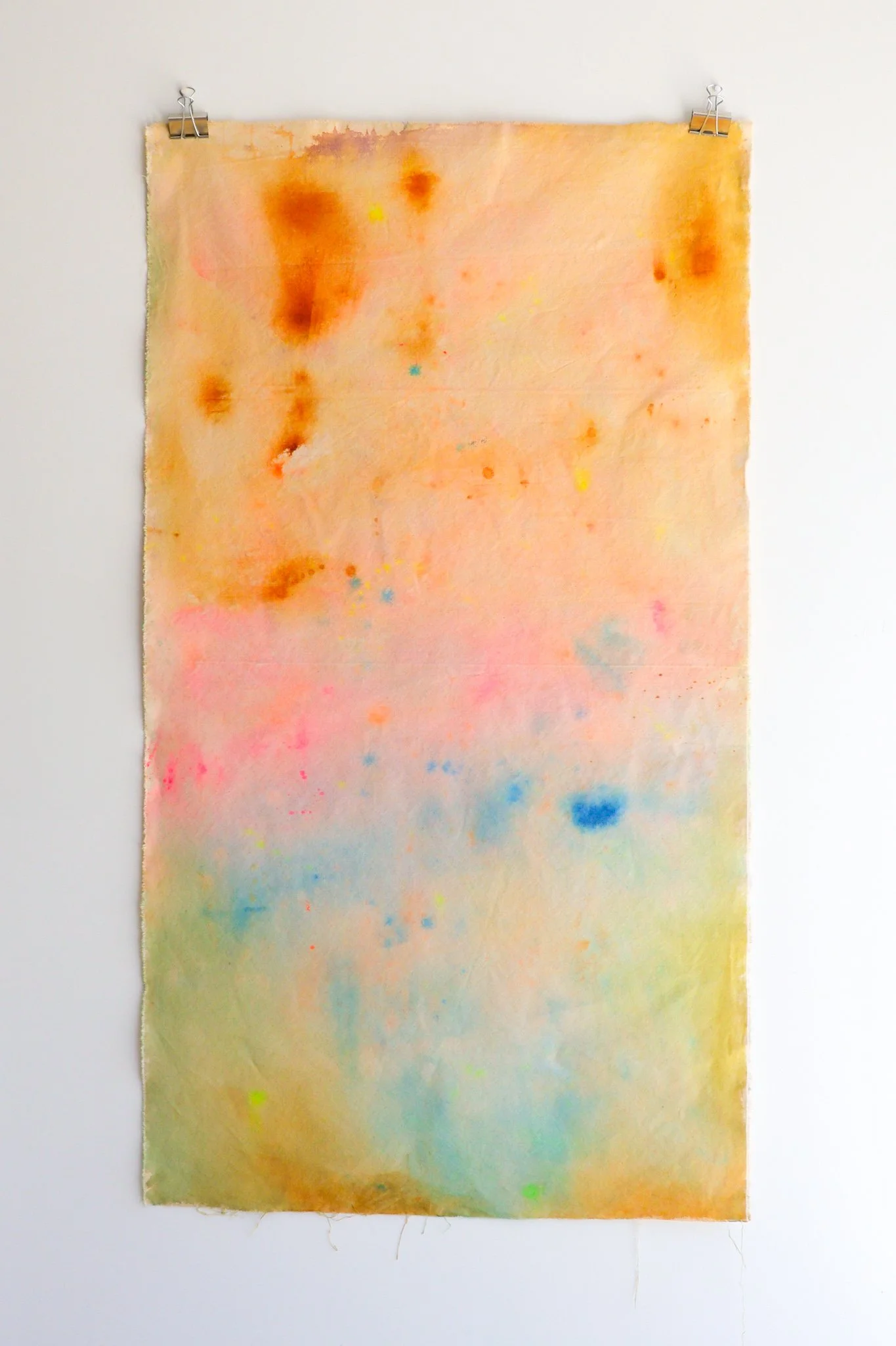 Summer Daydream (2025), Acrylic on Raw Canvas, 79cm x 143cm 