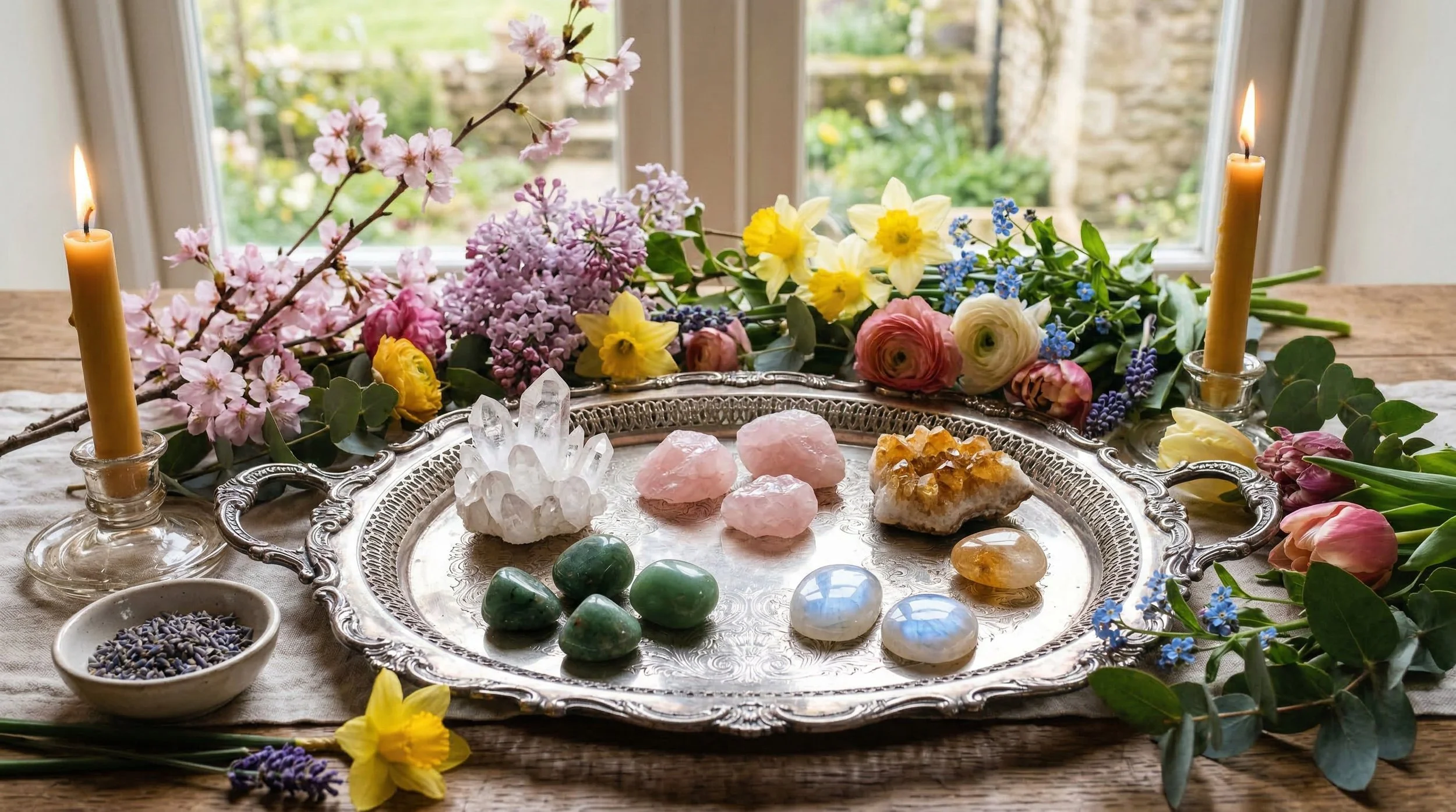 Crystals for Seasonal Transition: Supporting Energy Through Spring Shifts