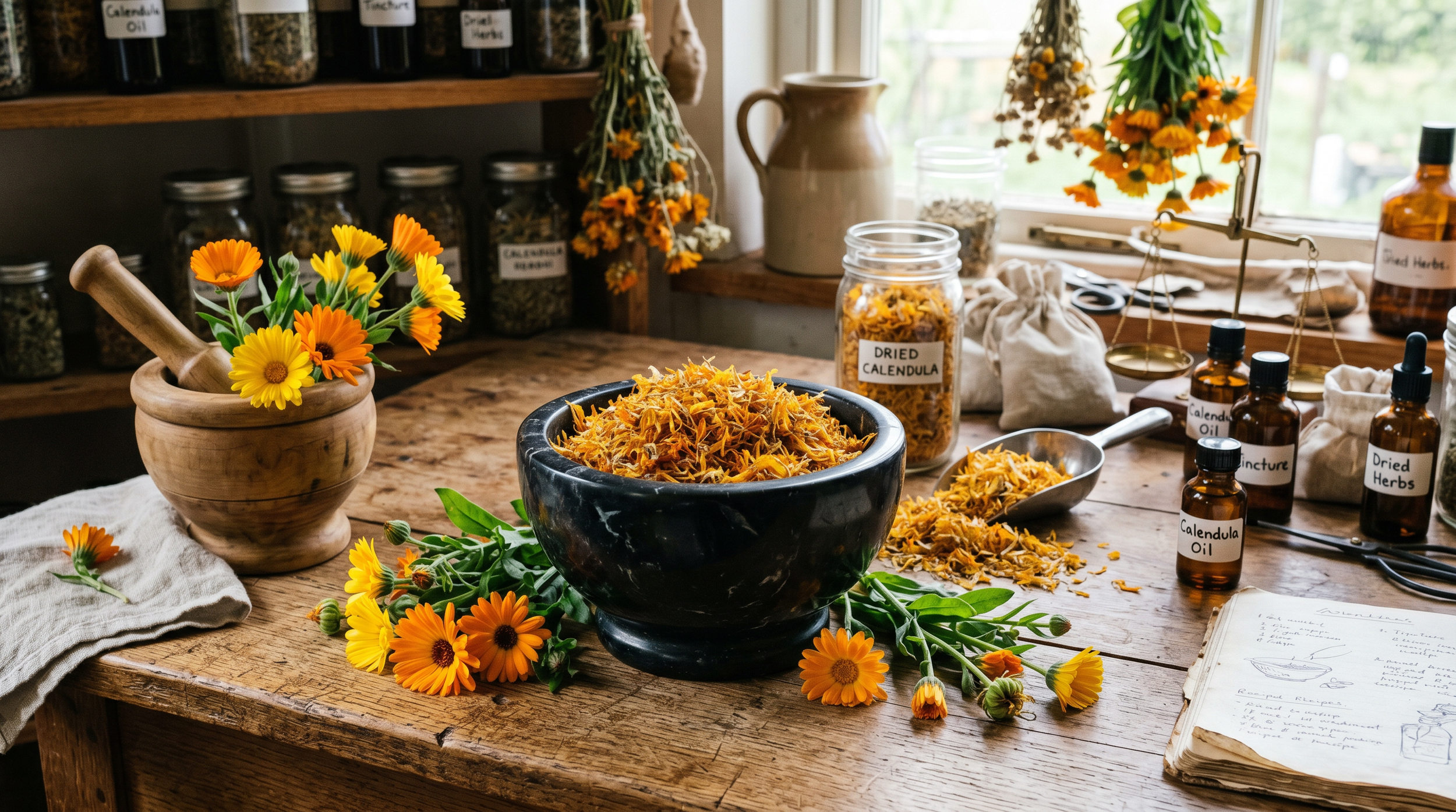 dried_calendula_in_a_black_mar_Nano_Banana_2_88352.png