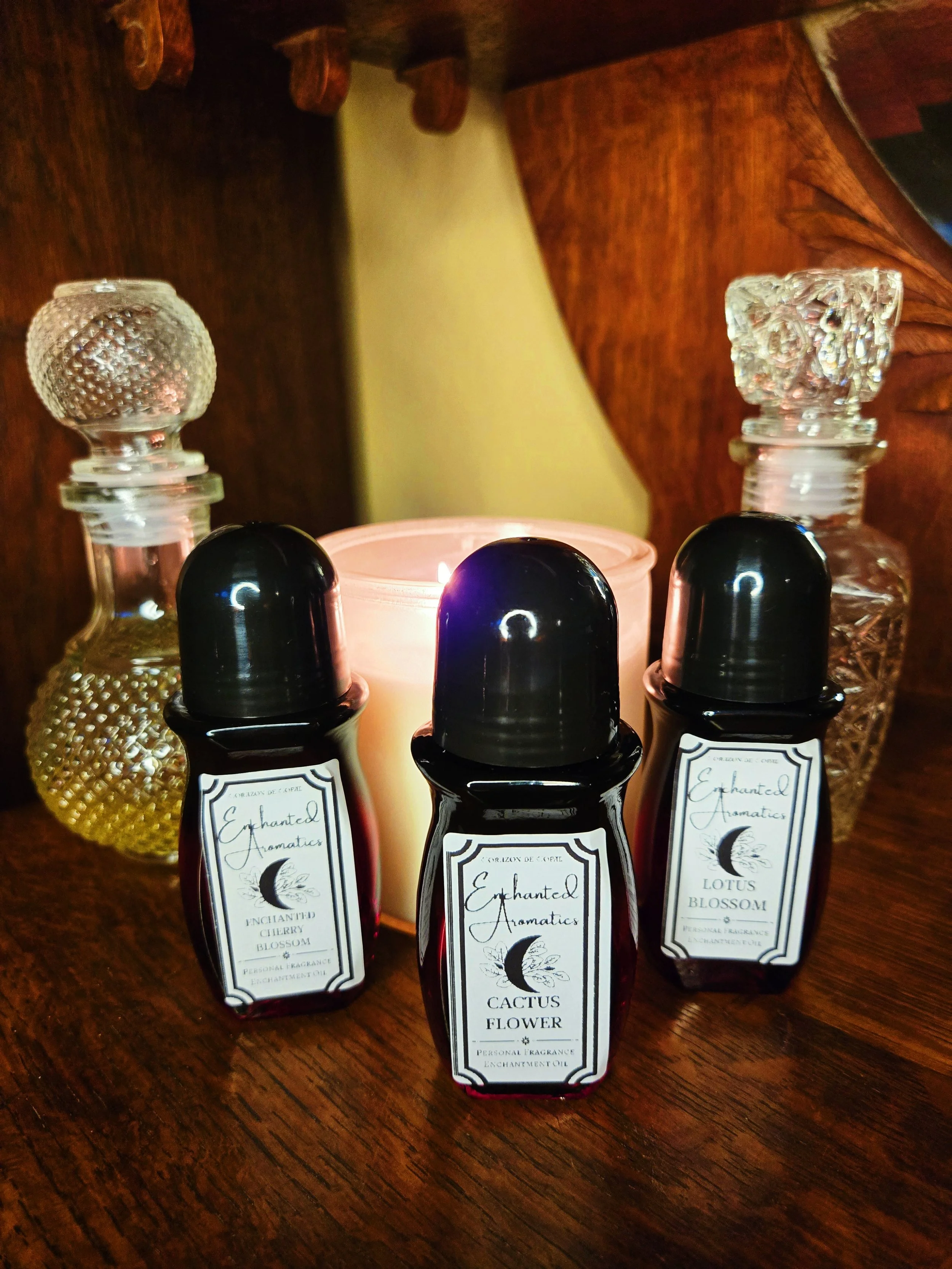 Enchanted Aromatics Oil - Ritual Fragrance Oil for Allure, Softness & Personal Magnetism