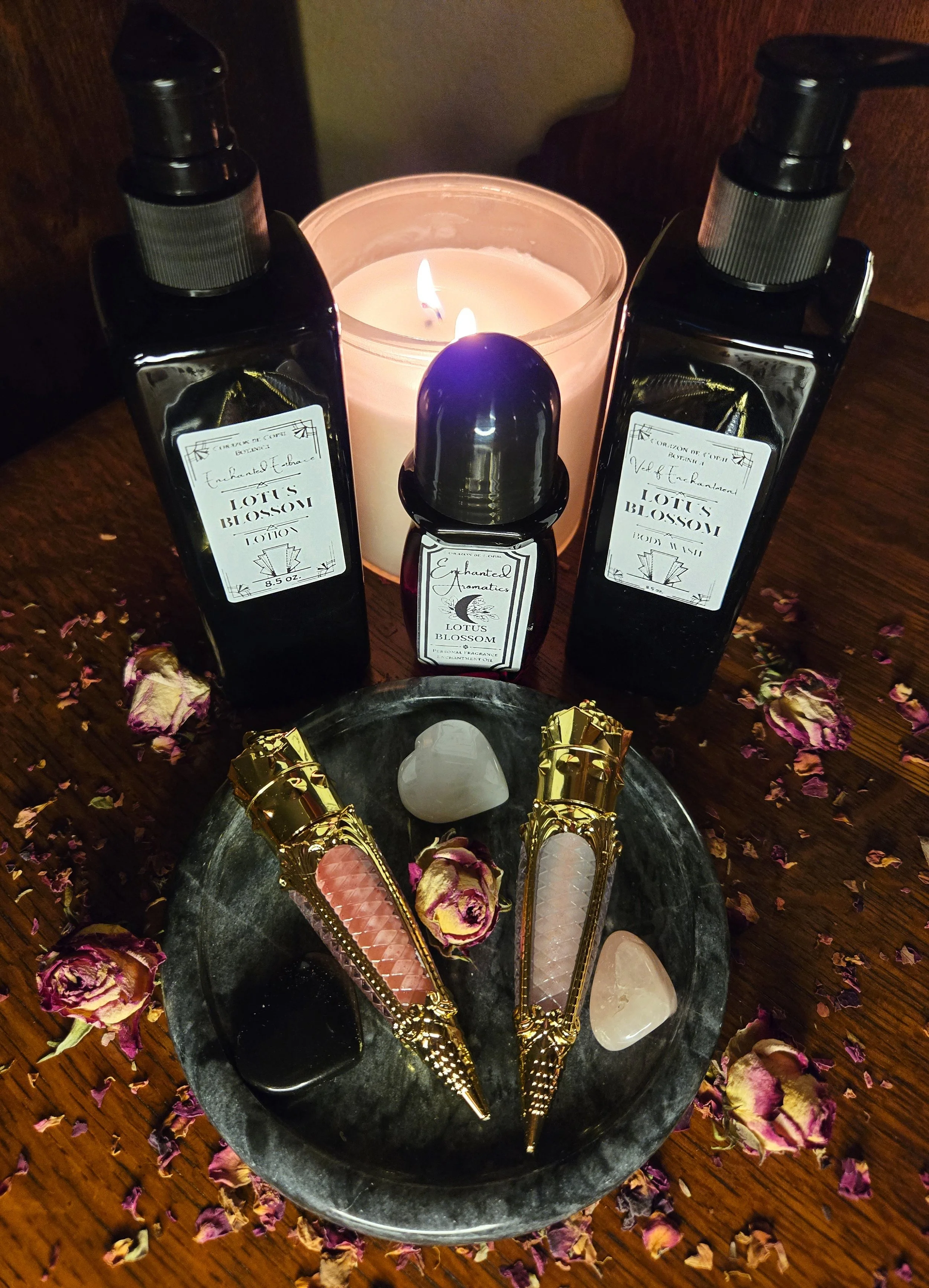 The Enchanted Ritual Set - Luxury Body Care & Beauty Ritual Bundle for Softness, Allure & Self-Care