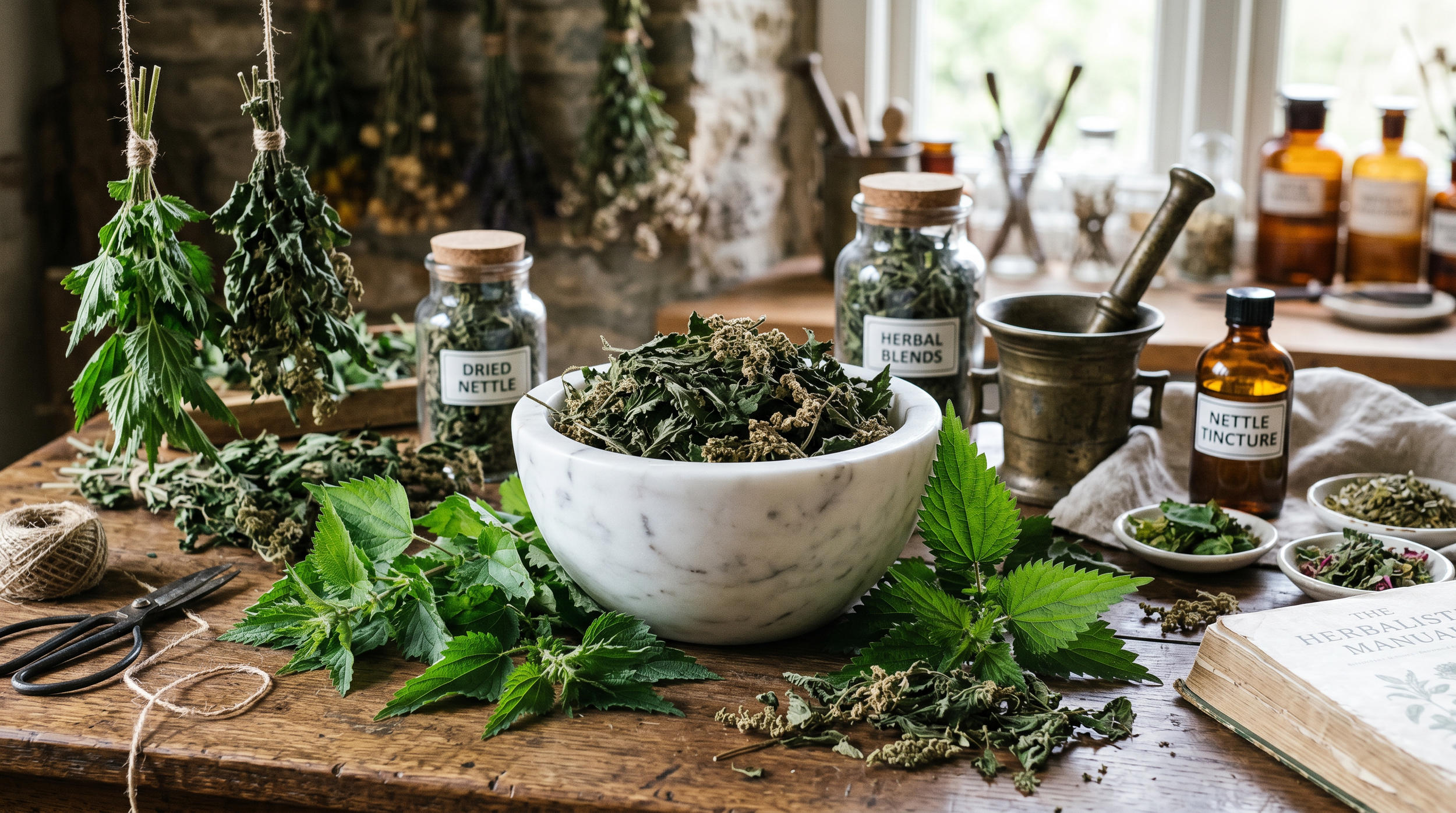 Organic Dried Nettle Leaf –(Loose) Herbal Support for Nourishment & Vitality