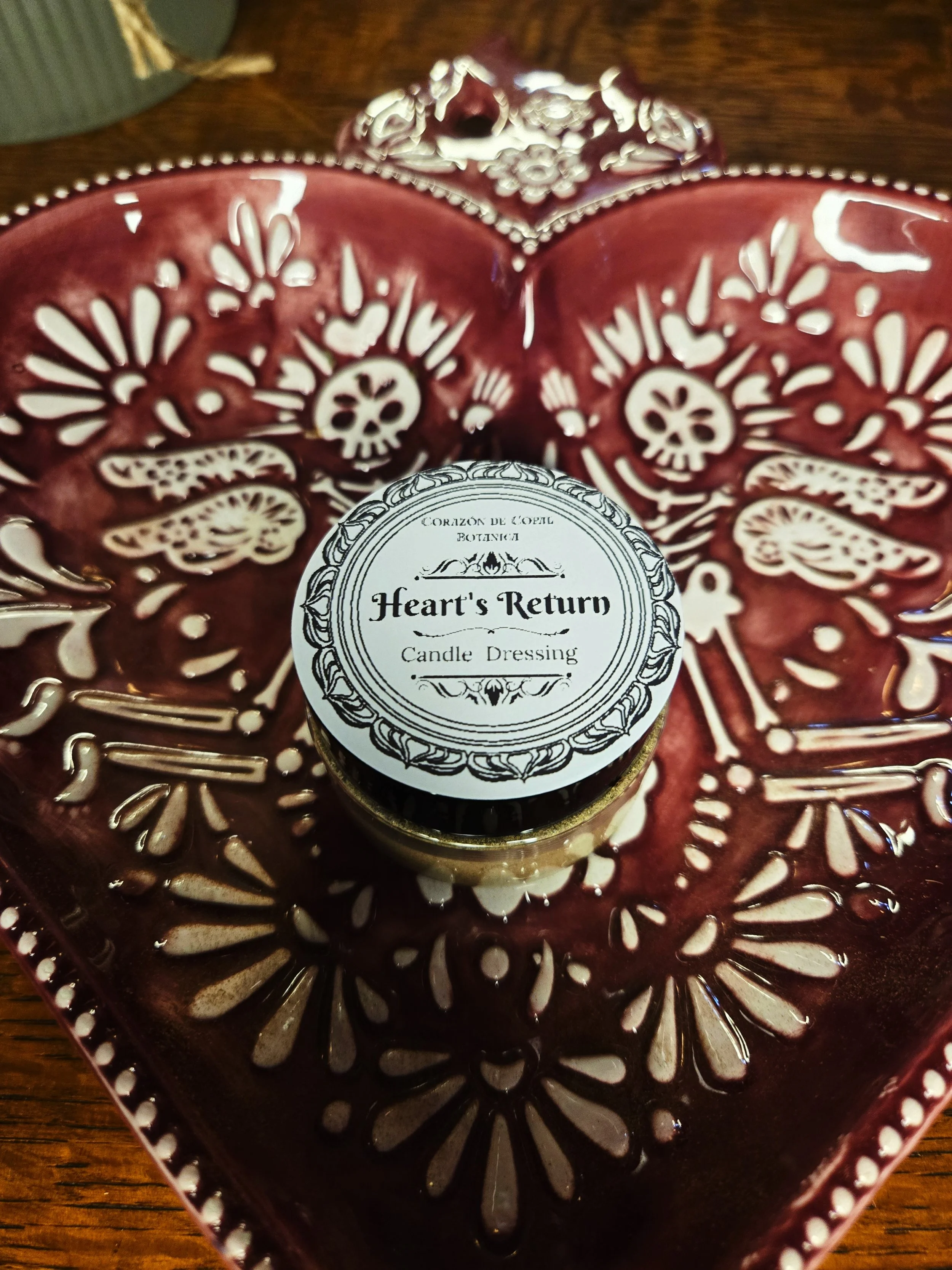 Heart's Return Candle Dressing