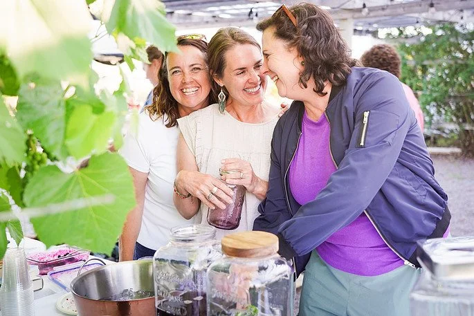 On-farm flower event at a Missoula, Montana flower farm