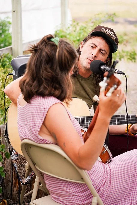 On-farm flower event at a Missoula, Montana flower farm