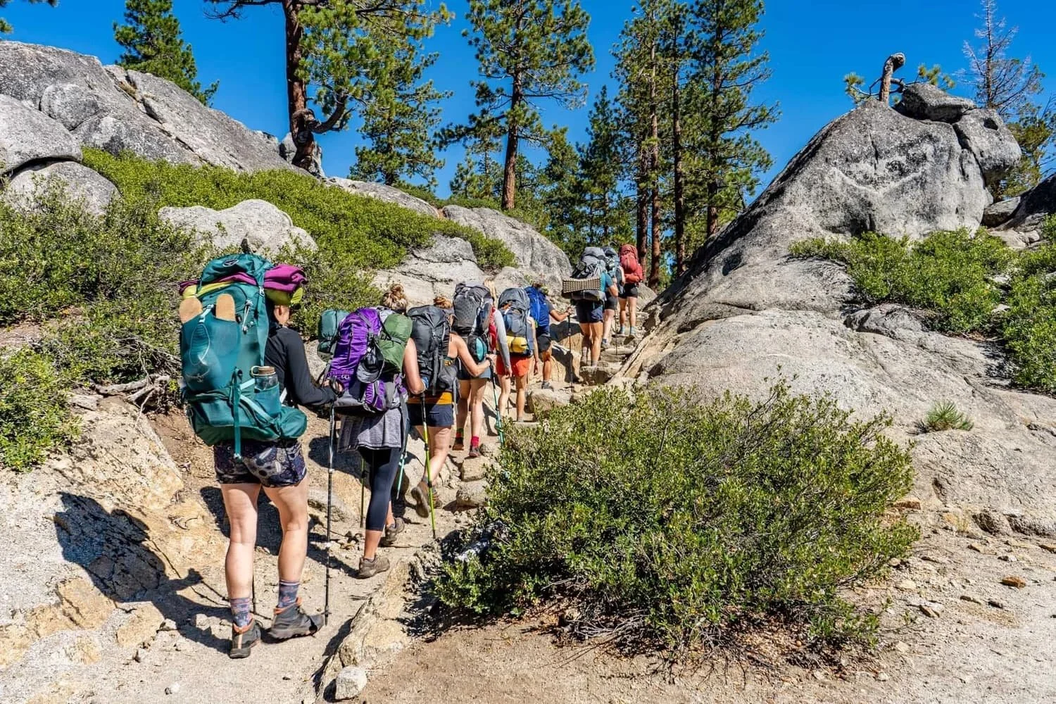 Guided wilderness backpacking in Yosemite’s backcountry
