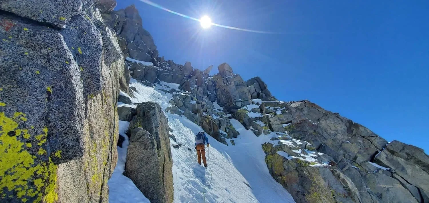 Scenic mountaineering training on classic Eastern Sierra peaks