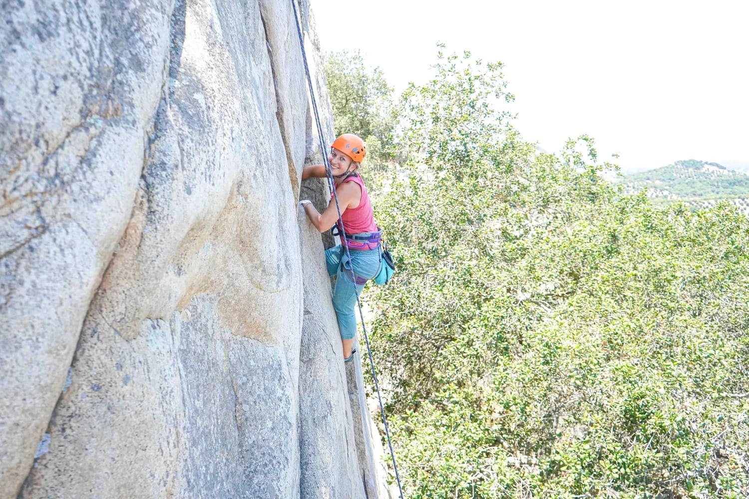 Private guided climbing day at Dixon Lake