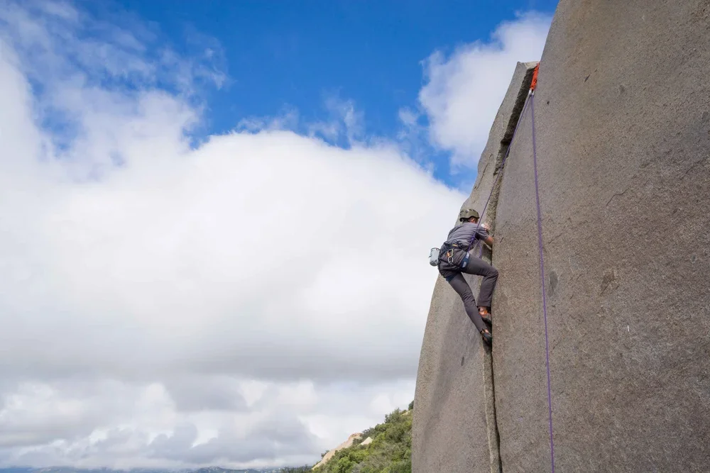 Introductory rock climbing experience on Mount Woodson’s granite boulders
