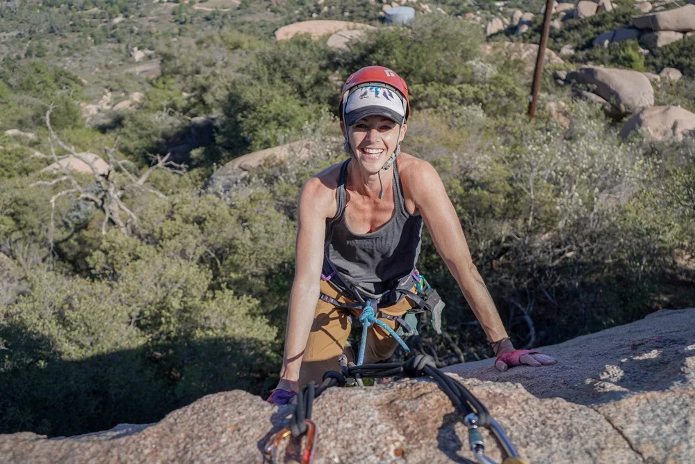 Guided climbing experience in the foothills of Mount Woodson
