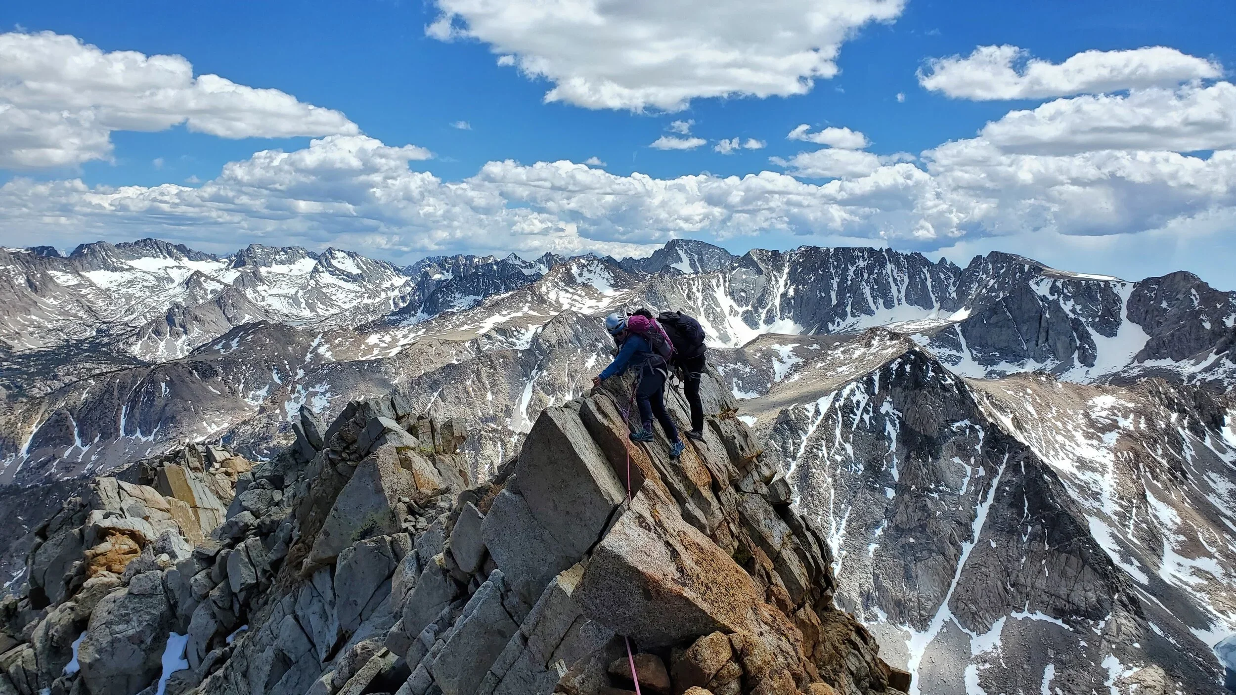 Private guided alpine climbing adventure in the Eastern Sierra